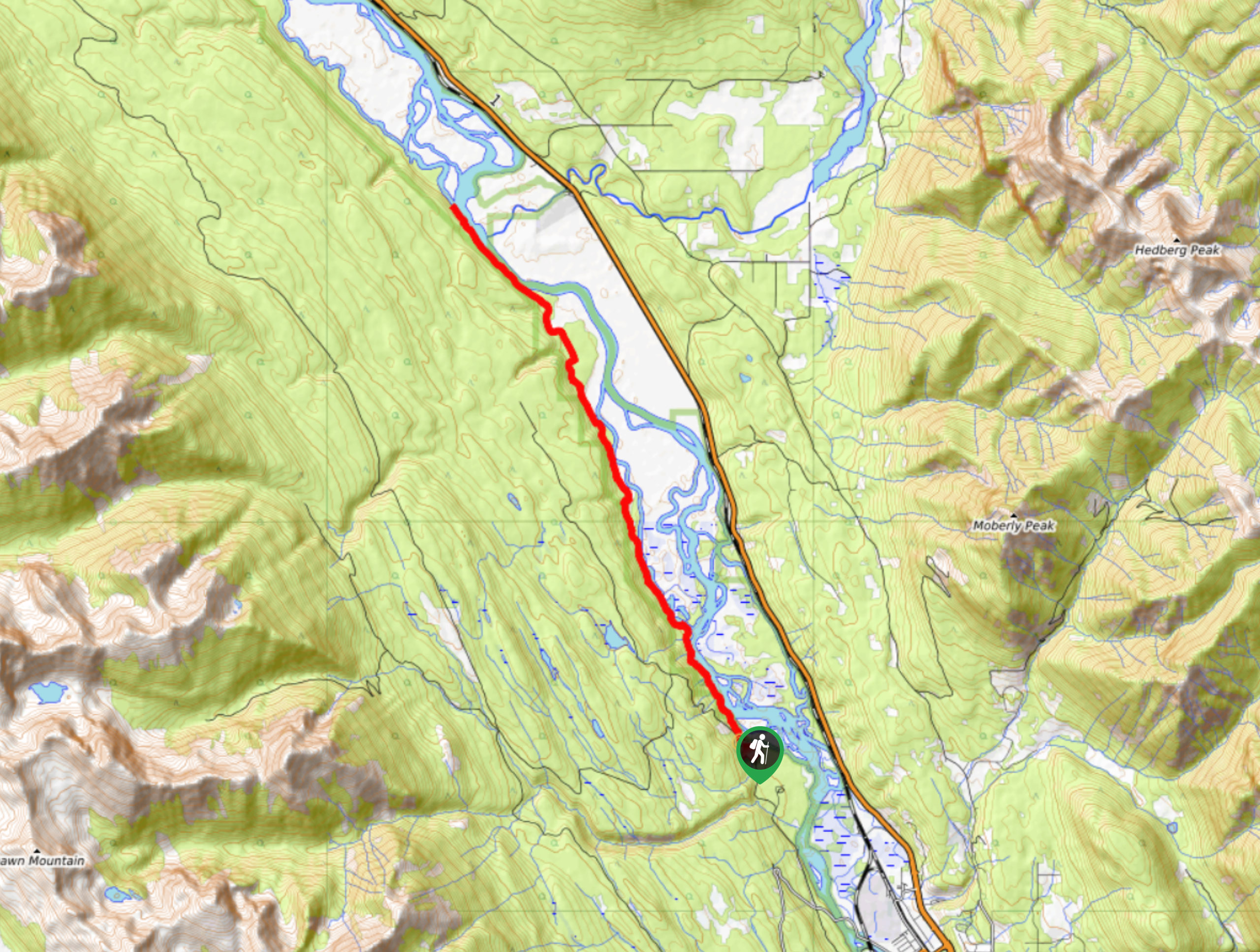 Columbia Trail Map