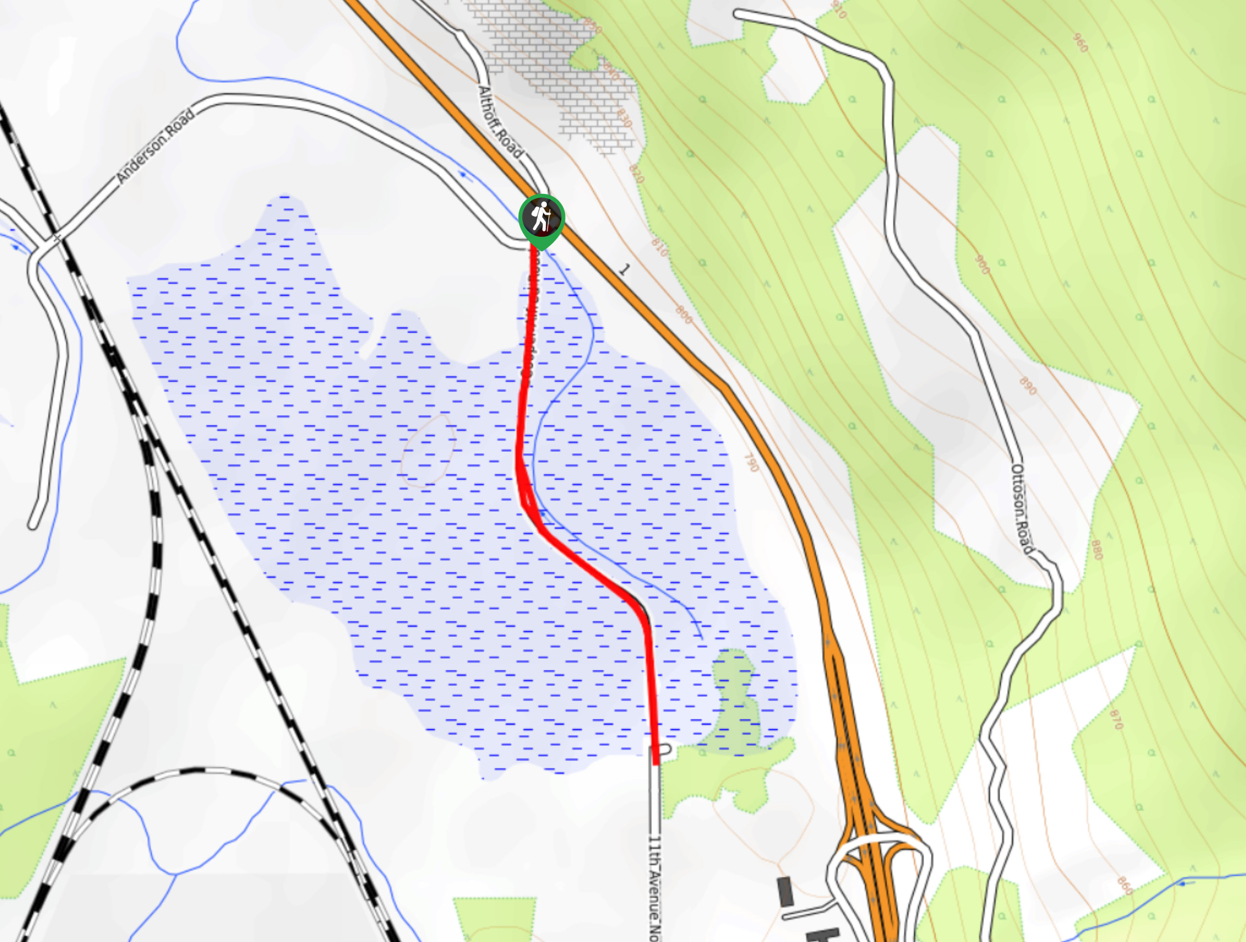 Edelweiss Slough Map
