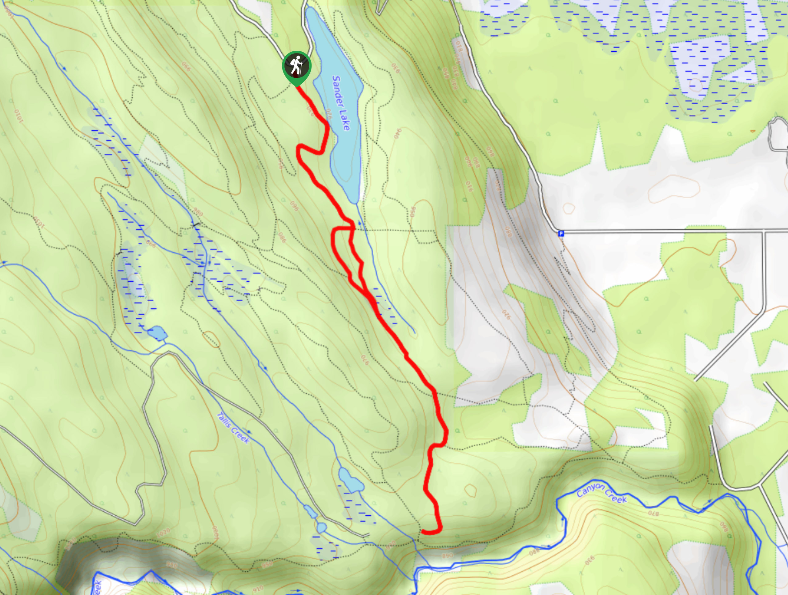 Klahowya Trail Map