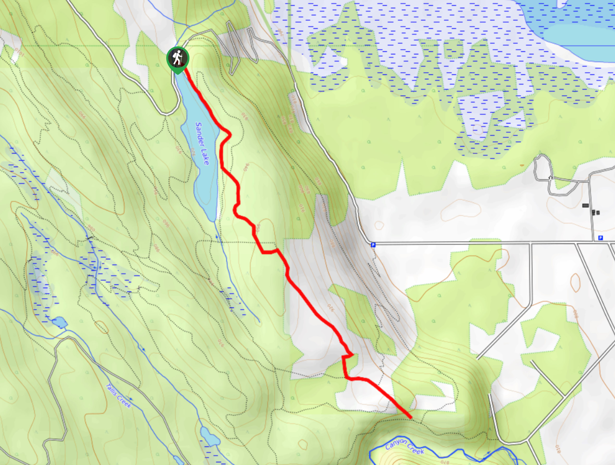 Wapiti Ridge Map