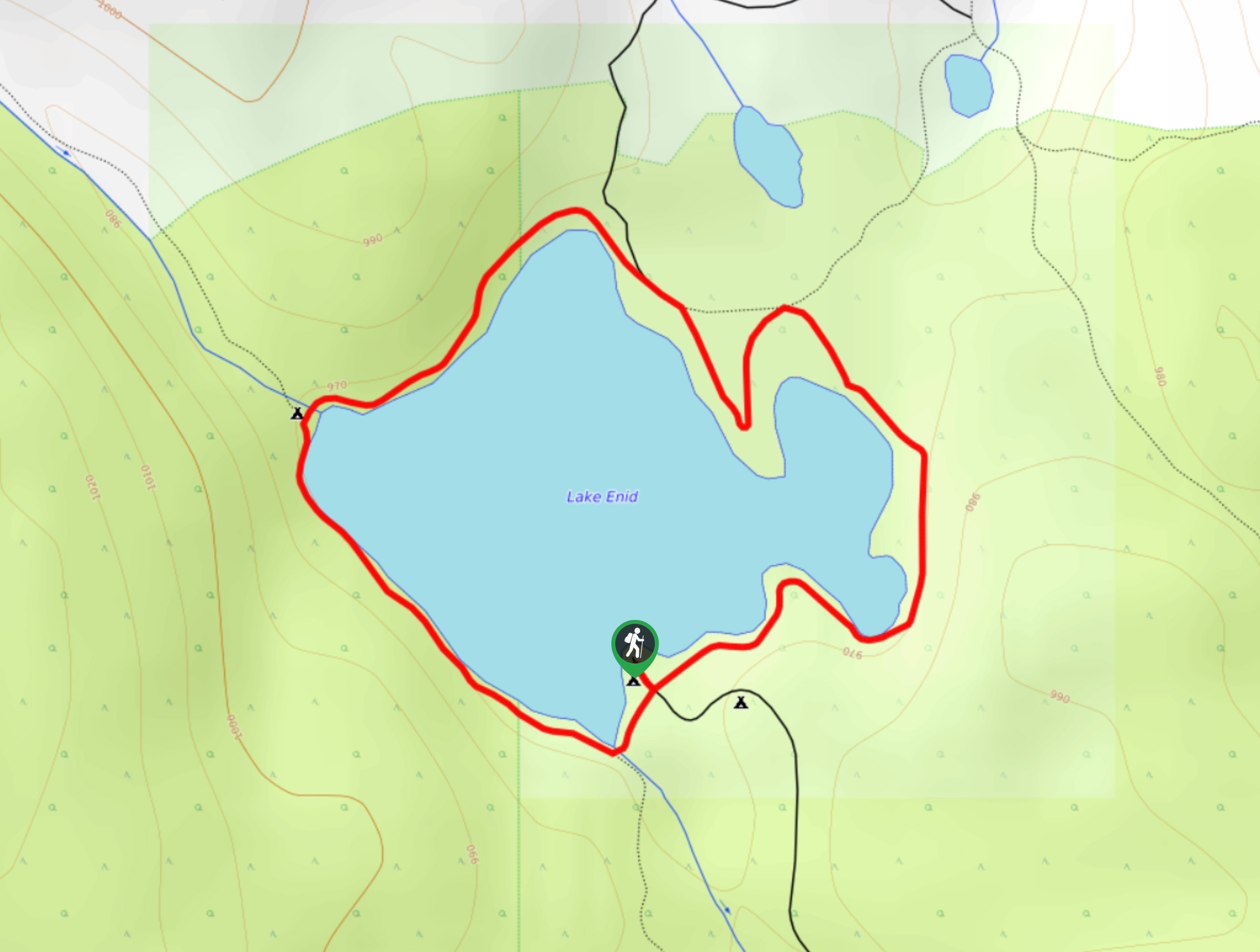 Lake Enid Map