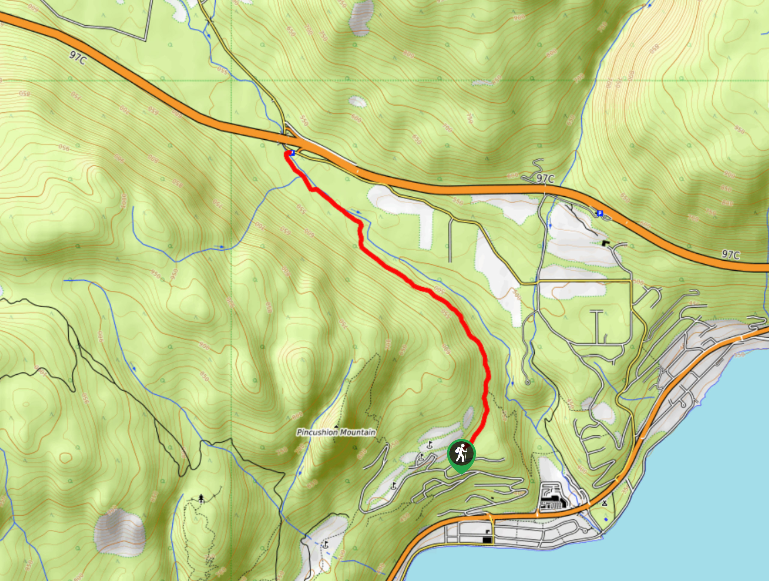 Trepanier Creek Trail Map