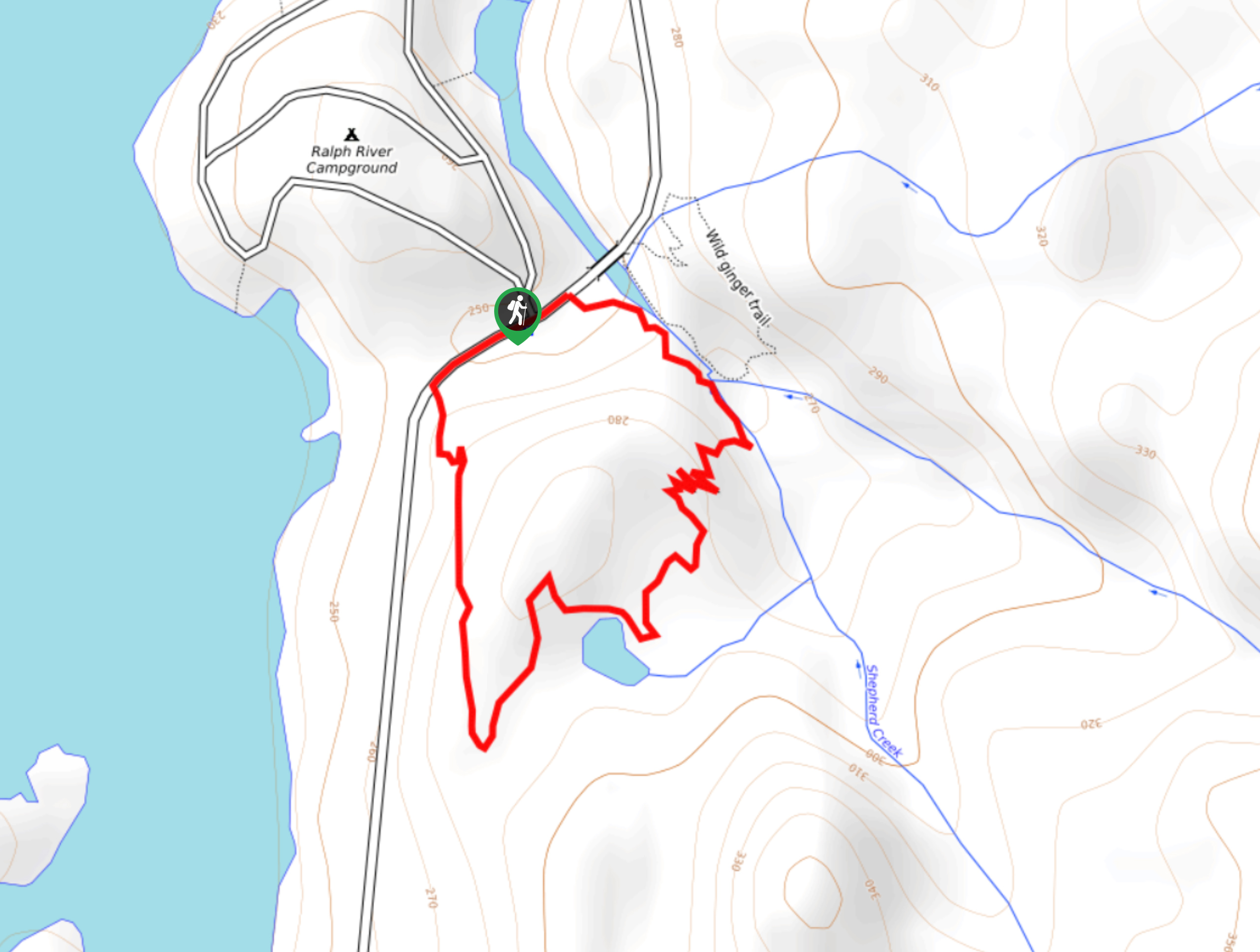 Shepherd Creek Trail Map