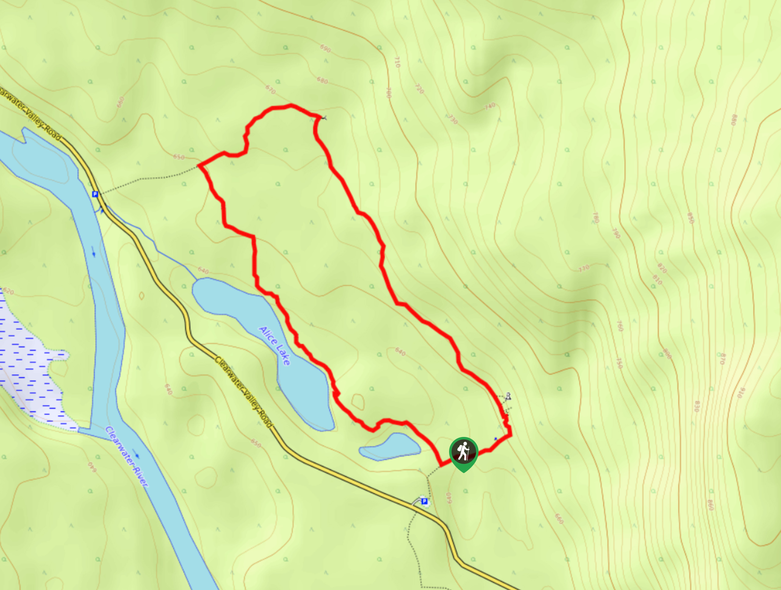 Ray’s Farm & Mineral Springs Loop Trail Map