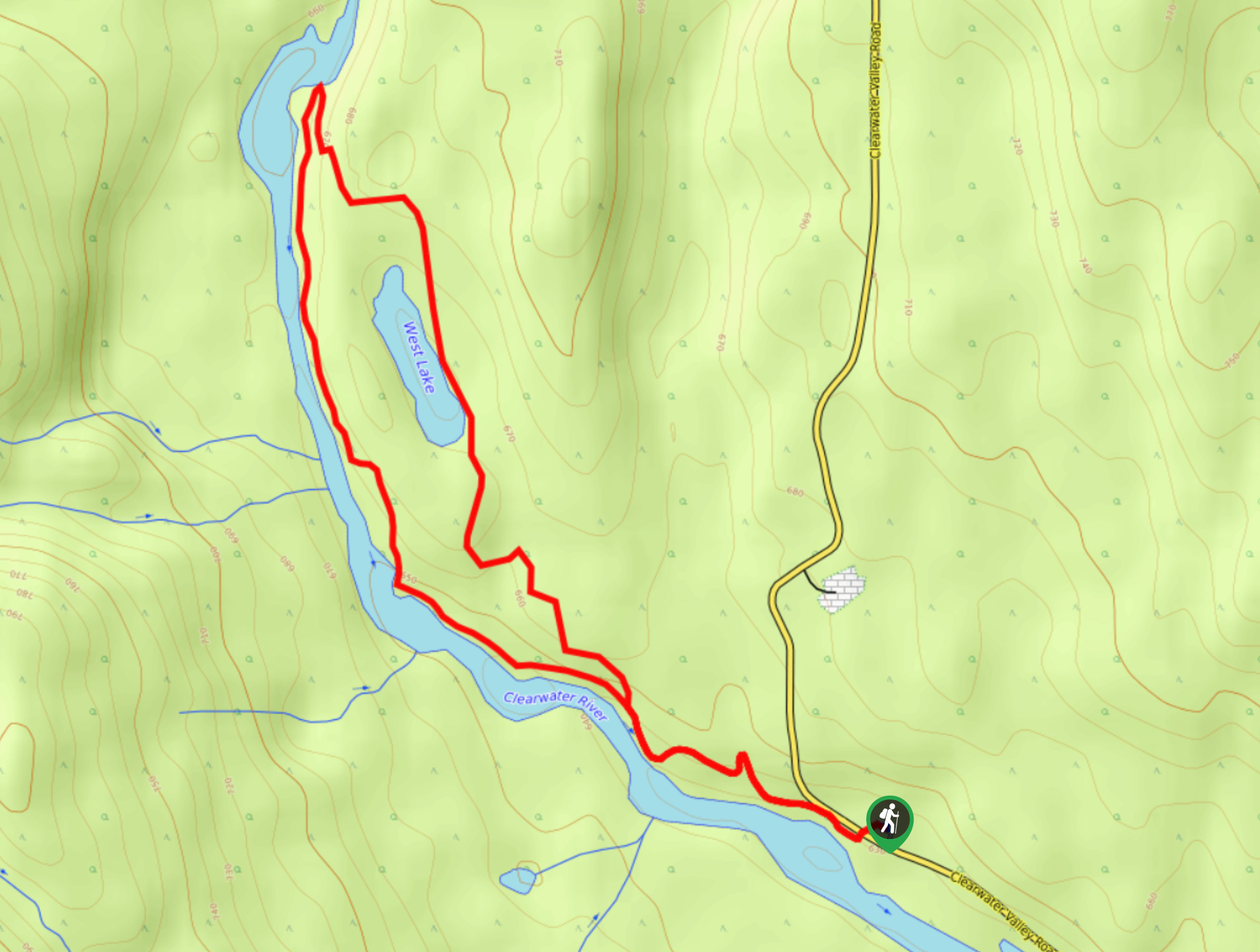 West Lake Loop Map