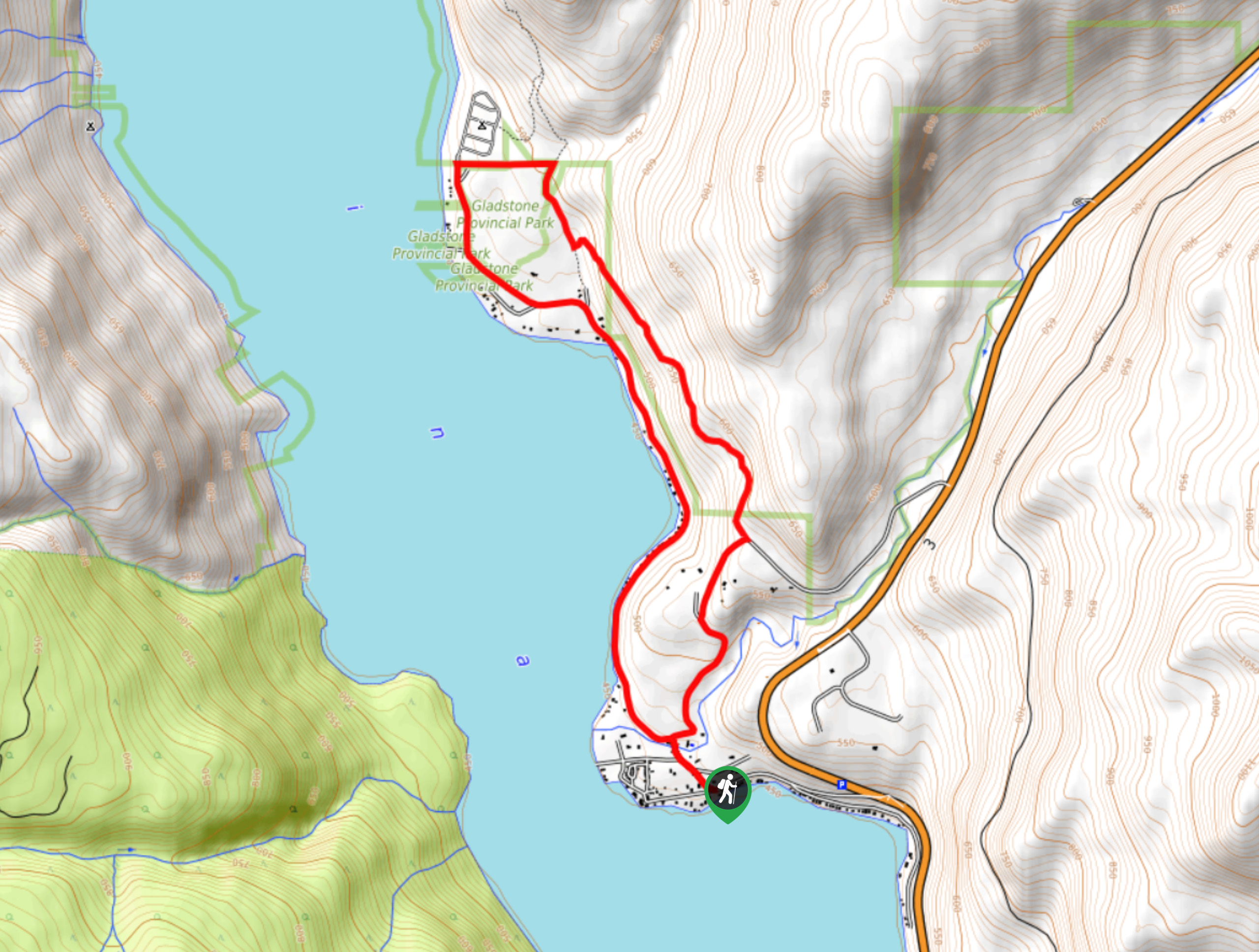 Badger Trail Map