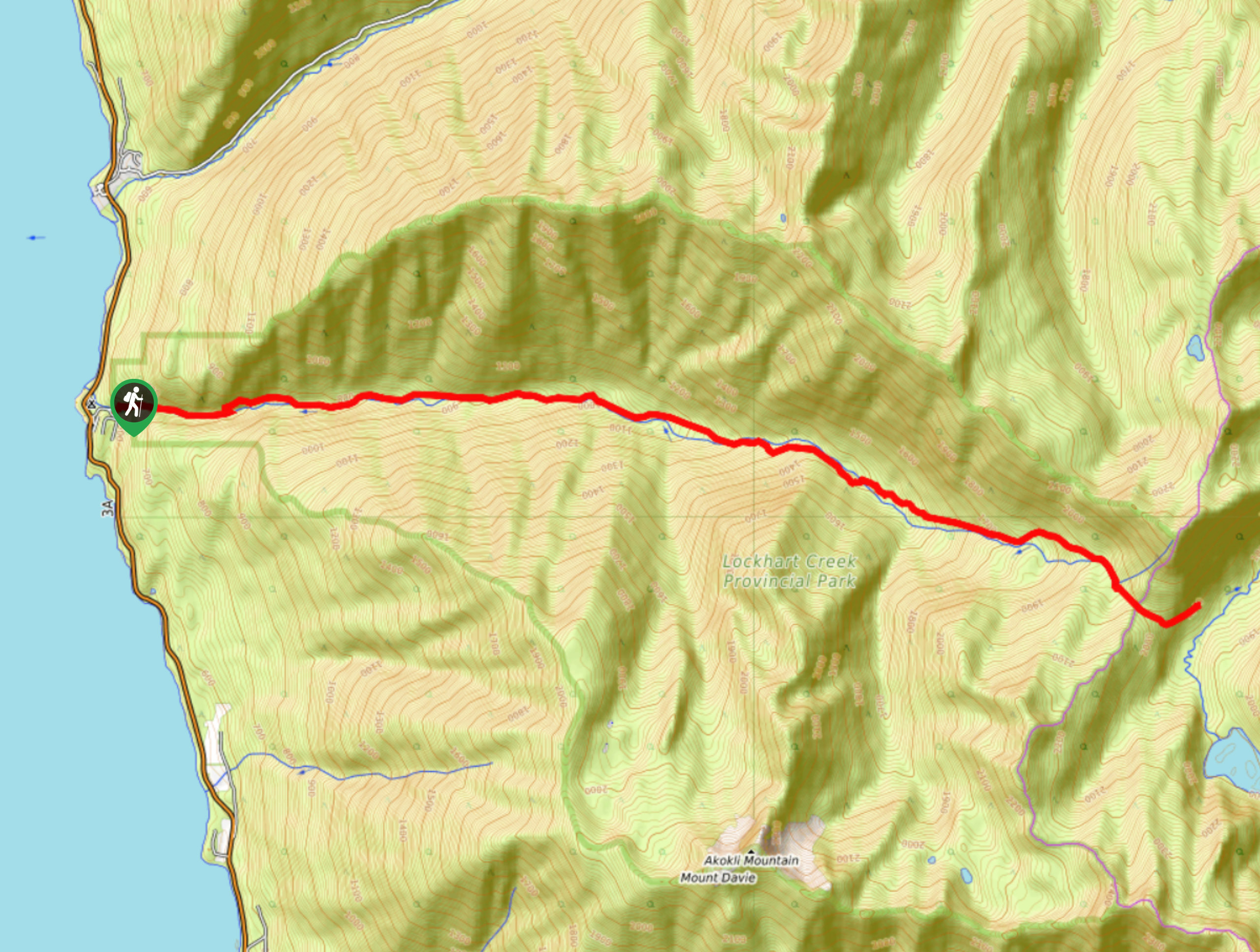 Lockhart Trail Map