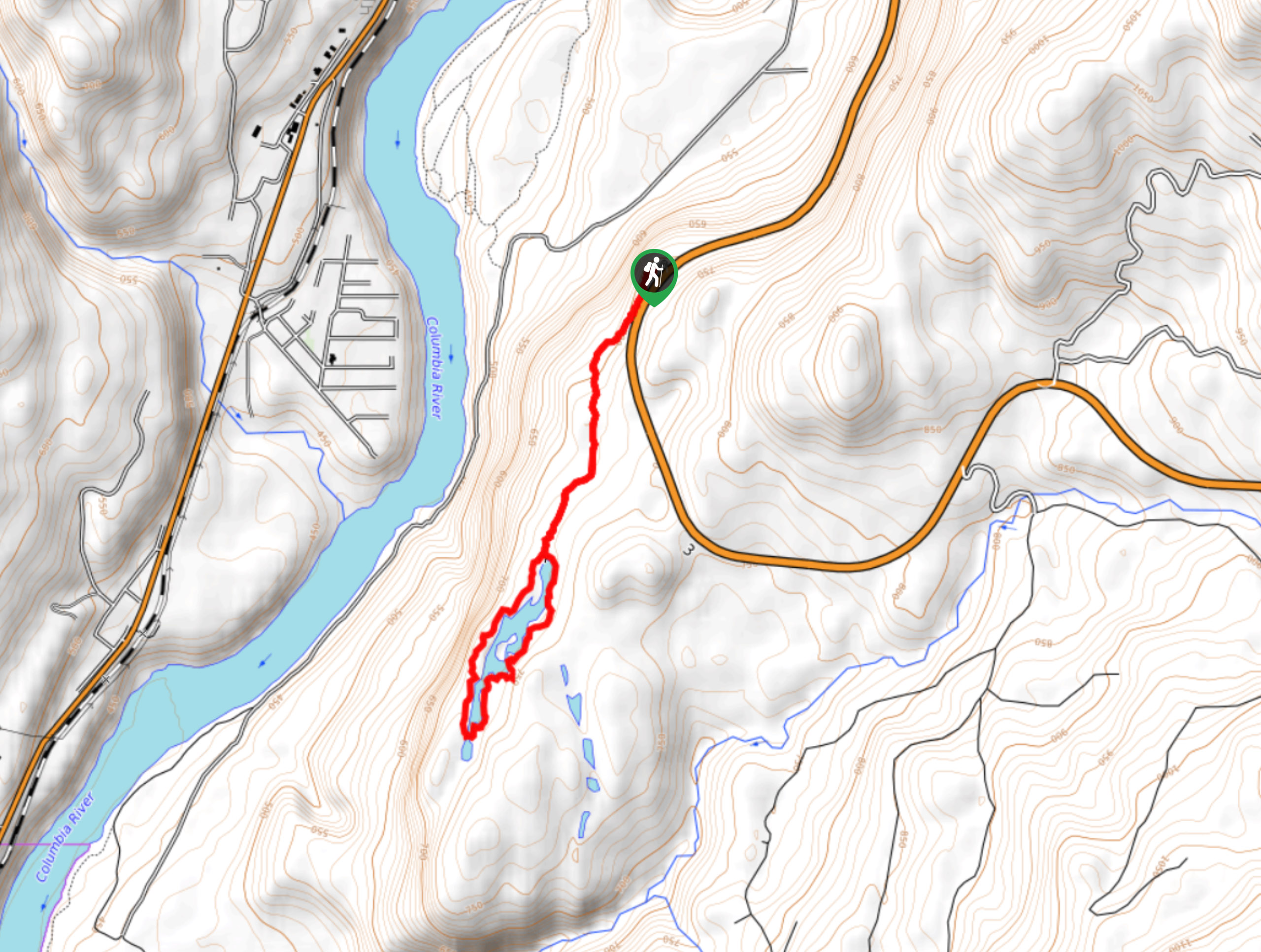 Mel DeAnna Trail Loop Map