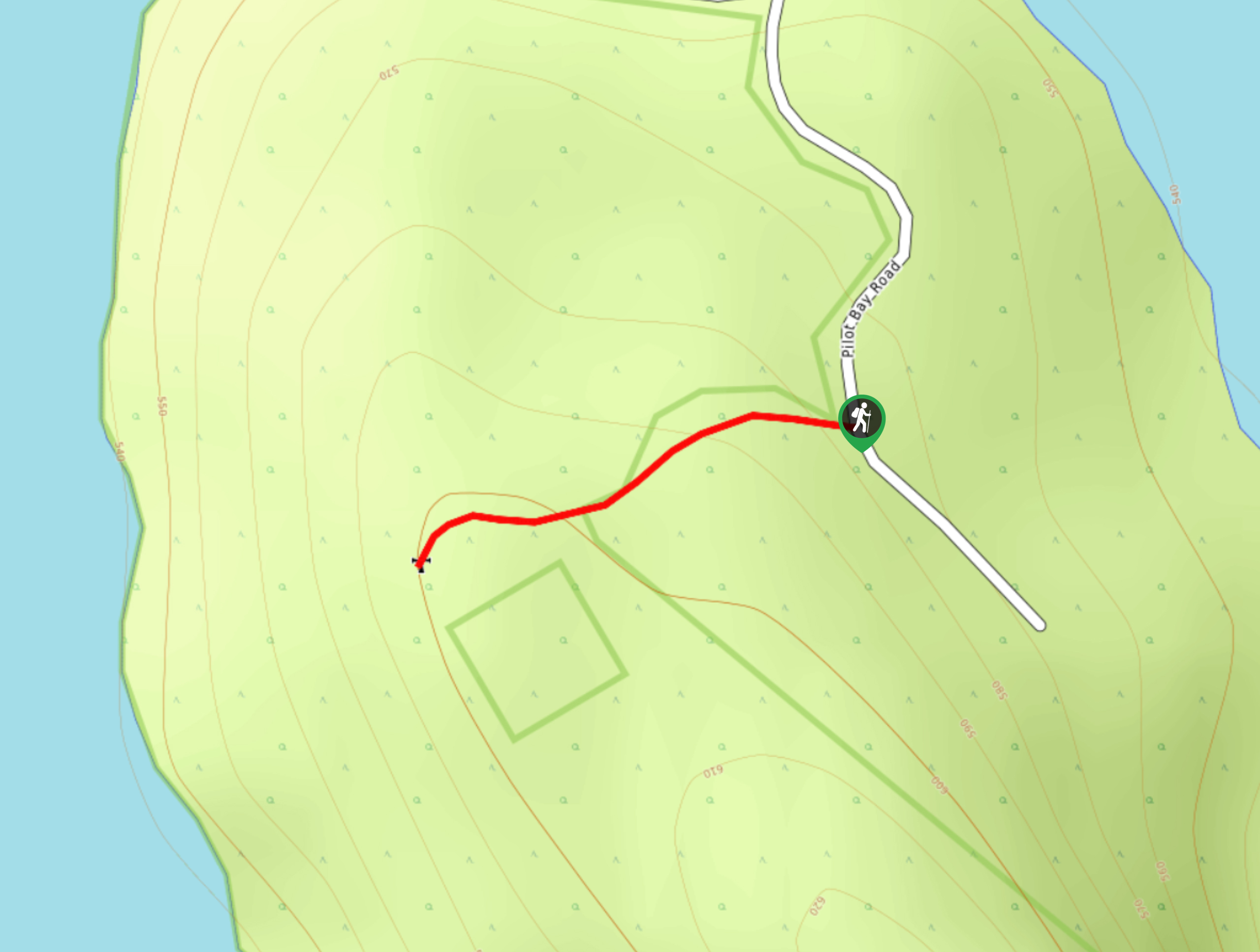 Pilot Bay Lighthouse Trail Map
