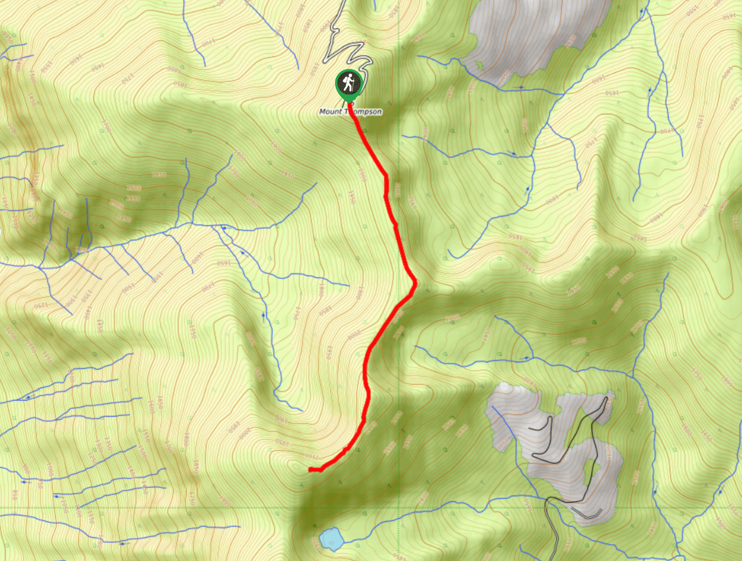 Thompson Rim Trail Map