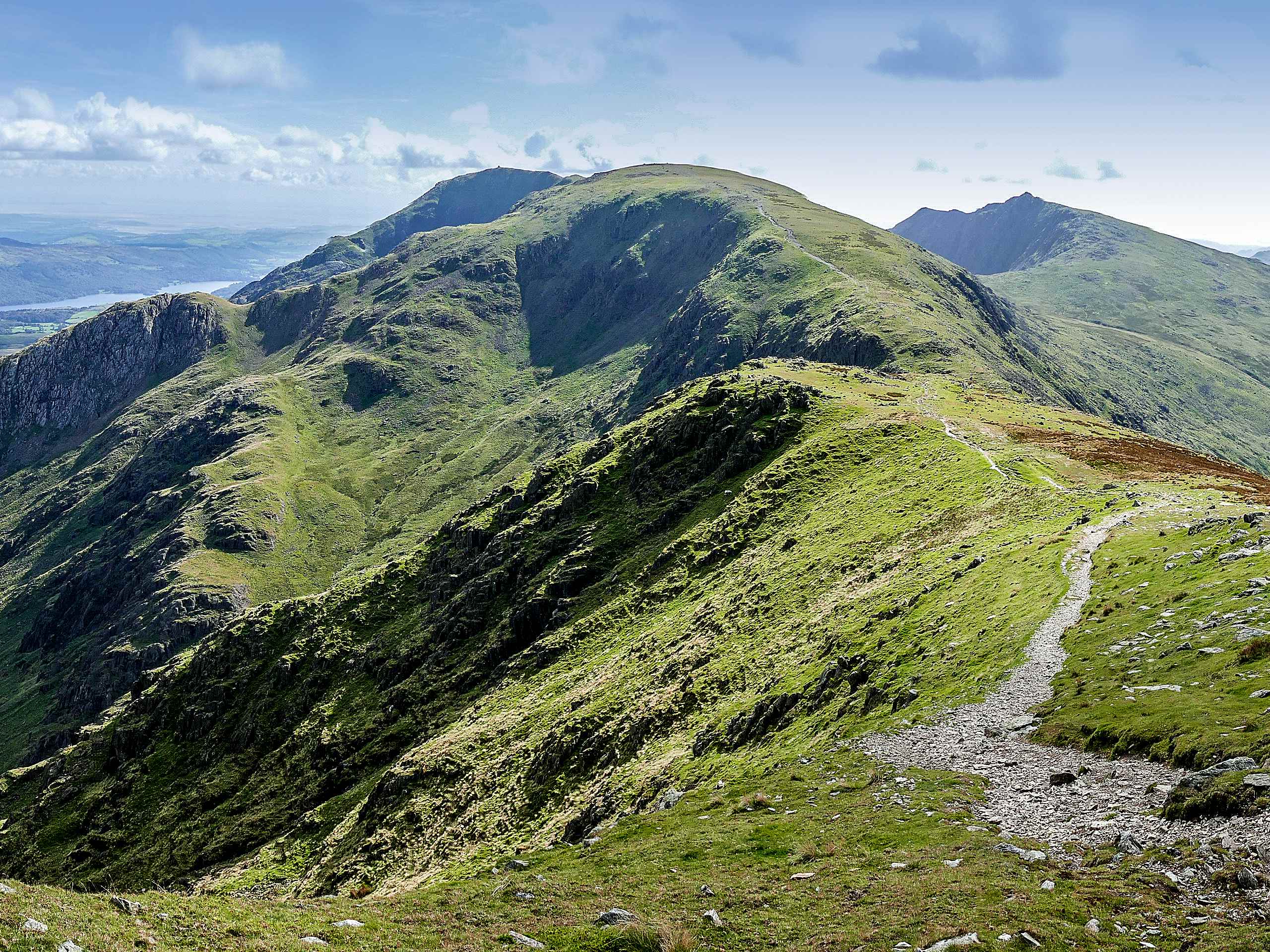 Old Man of Coniston, Swirl How, and Wetherlam Circular Walk Map