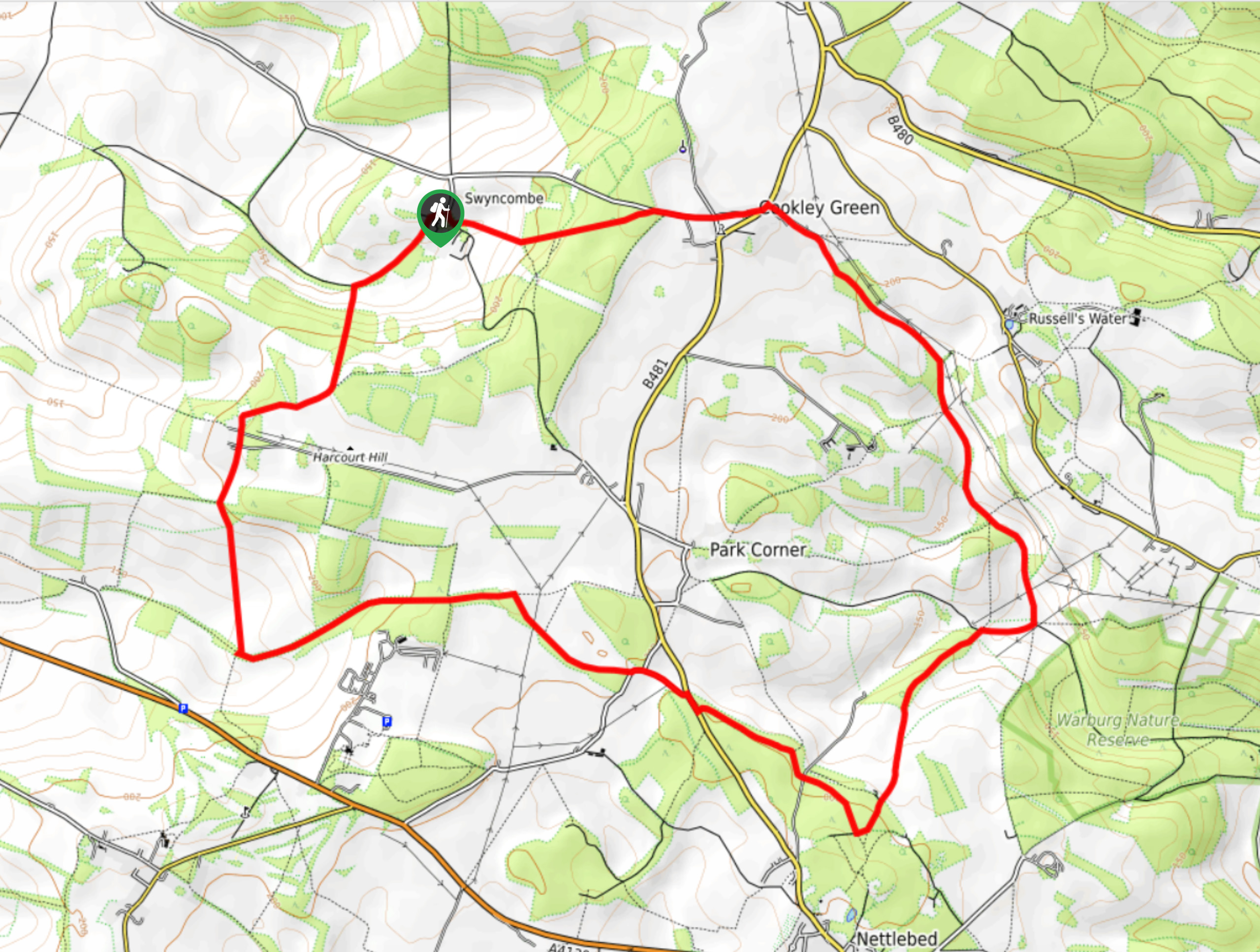 Cookley Green Loop Maps