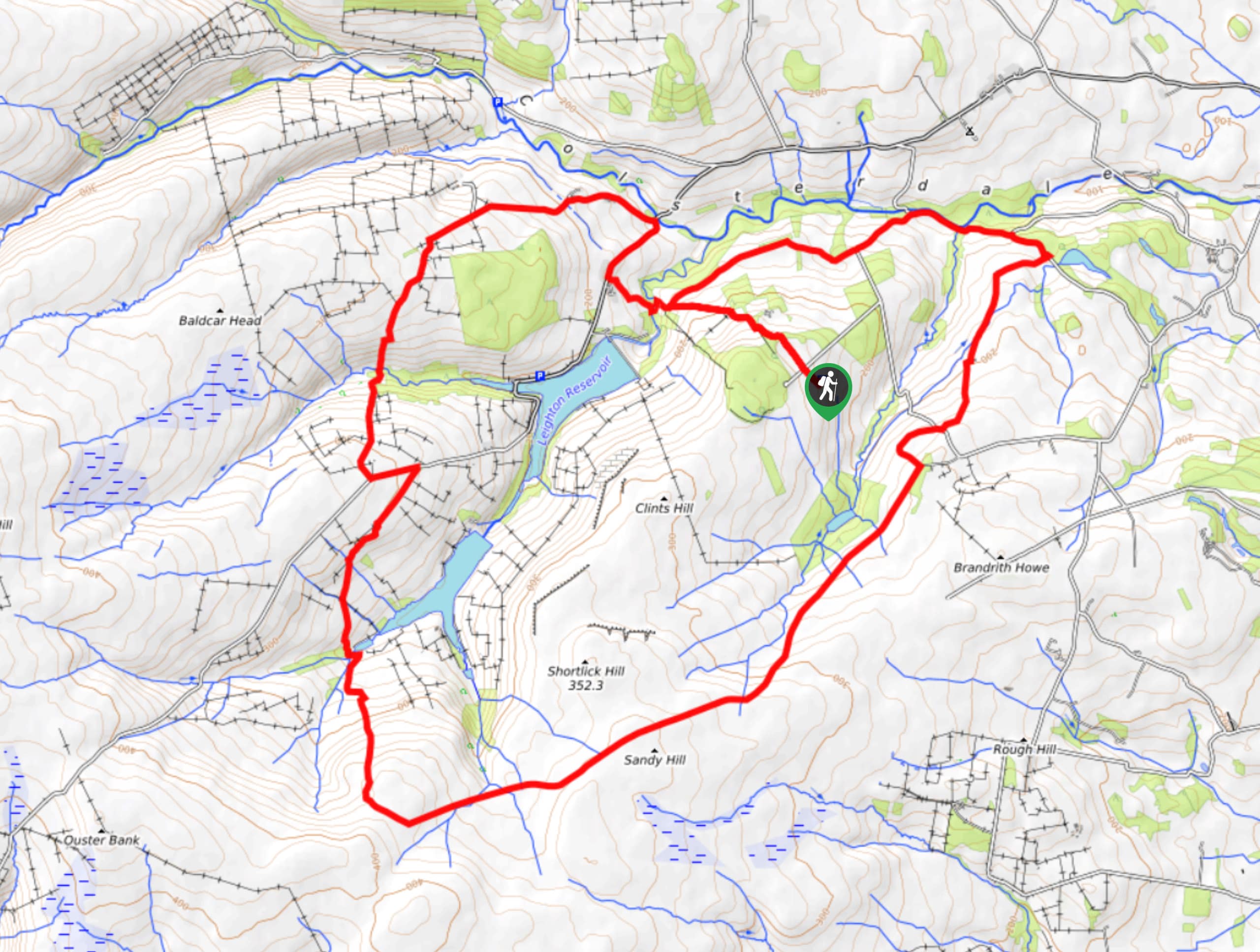 Swinton Bivouac Walk Map