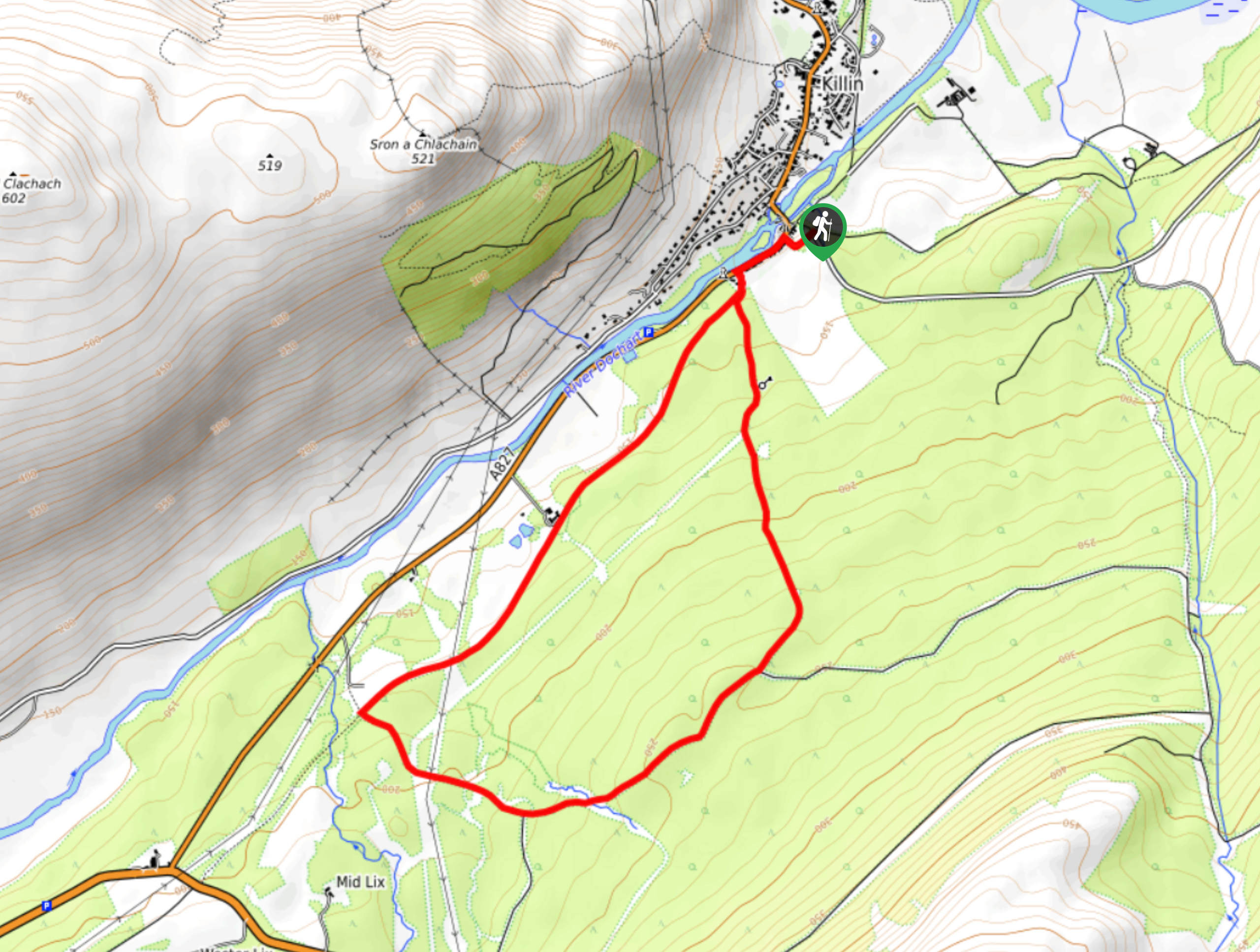 Acharn Forest Walk Map