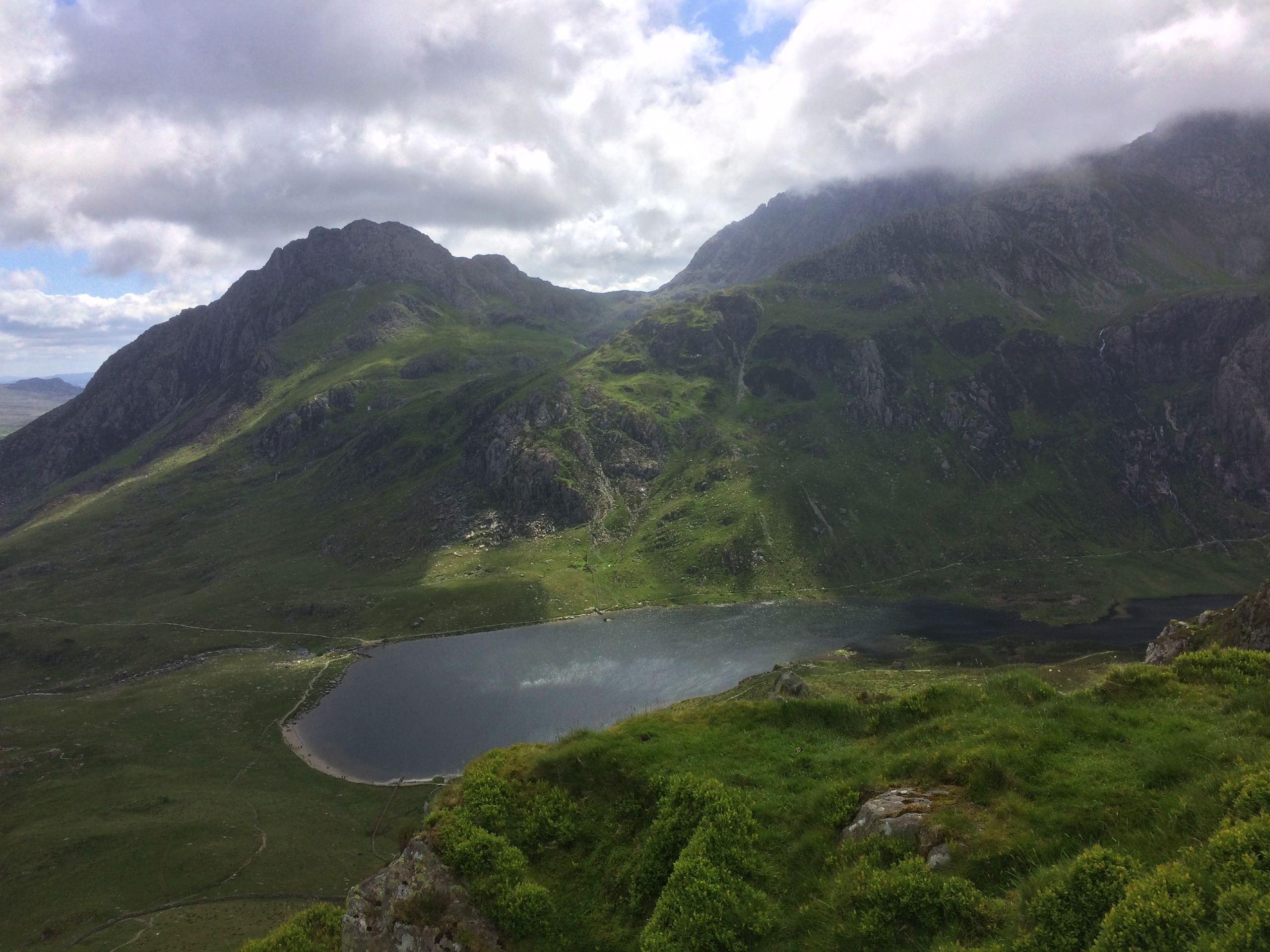 Elidir Fawr and Y Garn from Nant Peris