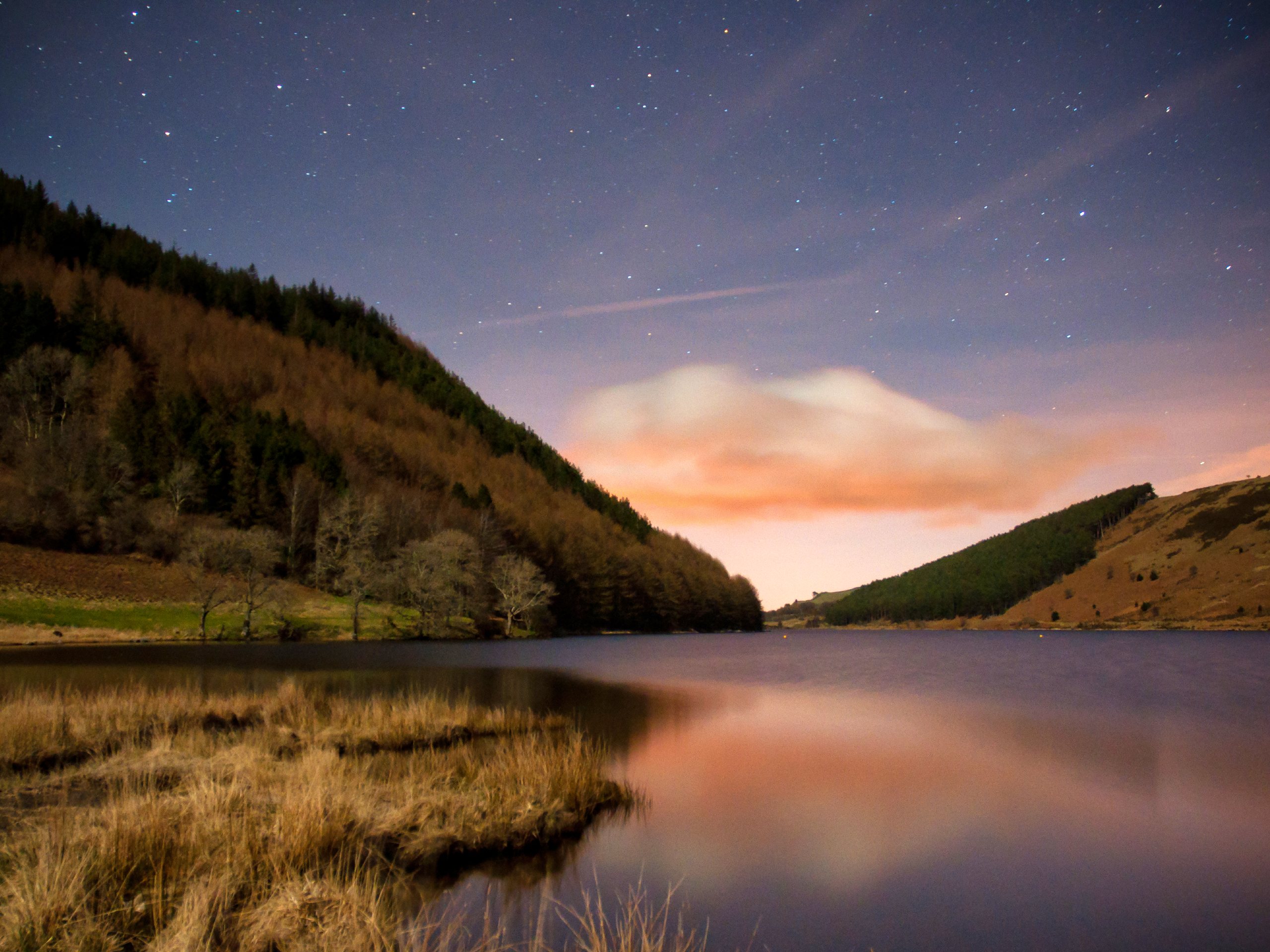 Llyn Crafnant and Llyn Geirionydd from Capel Curig