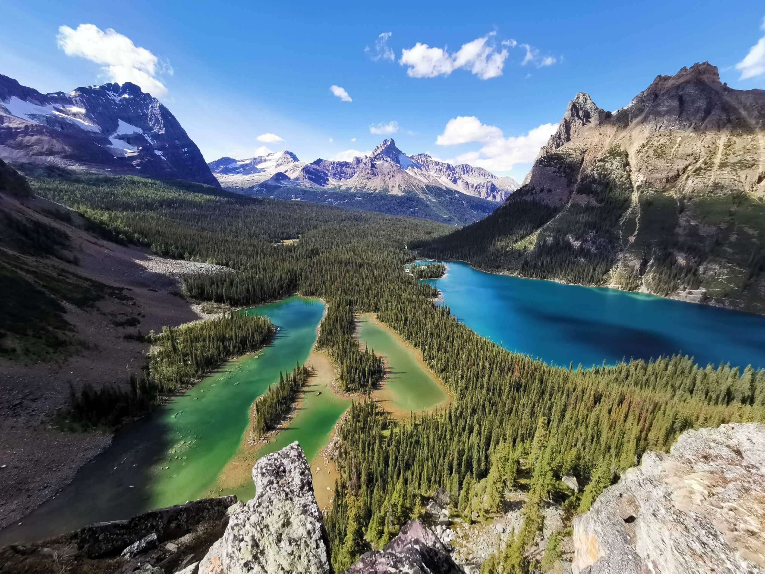 Views from Lake O'Hara backpack