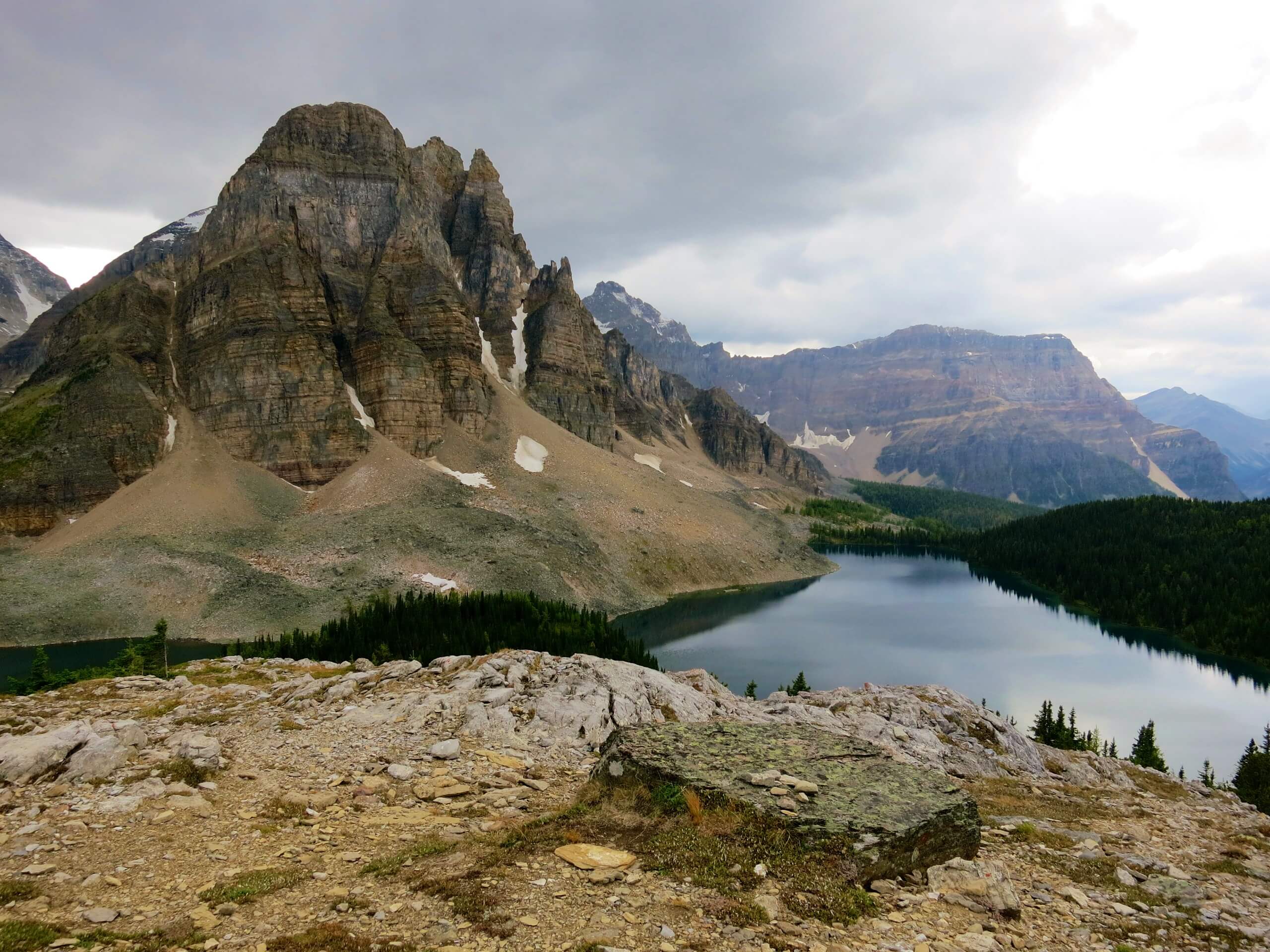 The Niblet & Nublet from Assiniboine Lodge Trail