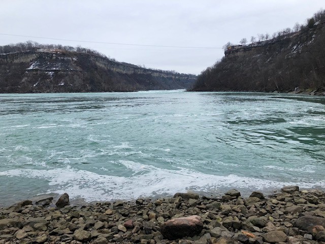 View from the shore of the Niagara River