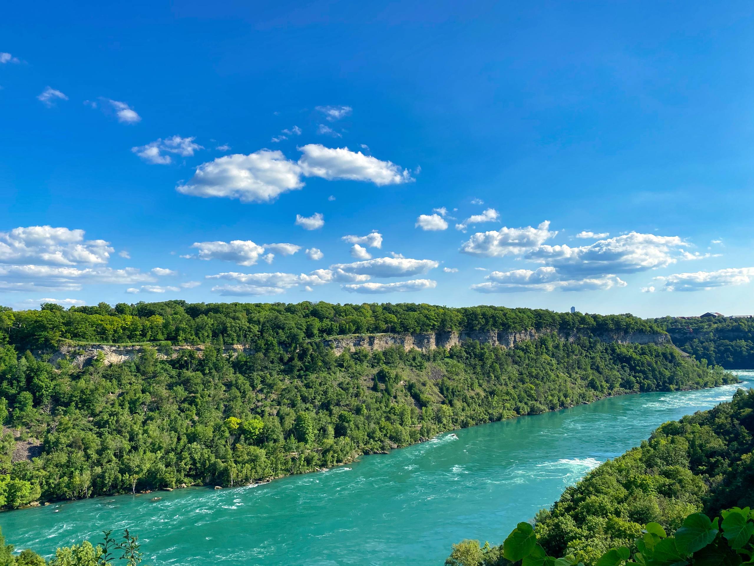 Aerial view of the Niagara River