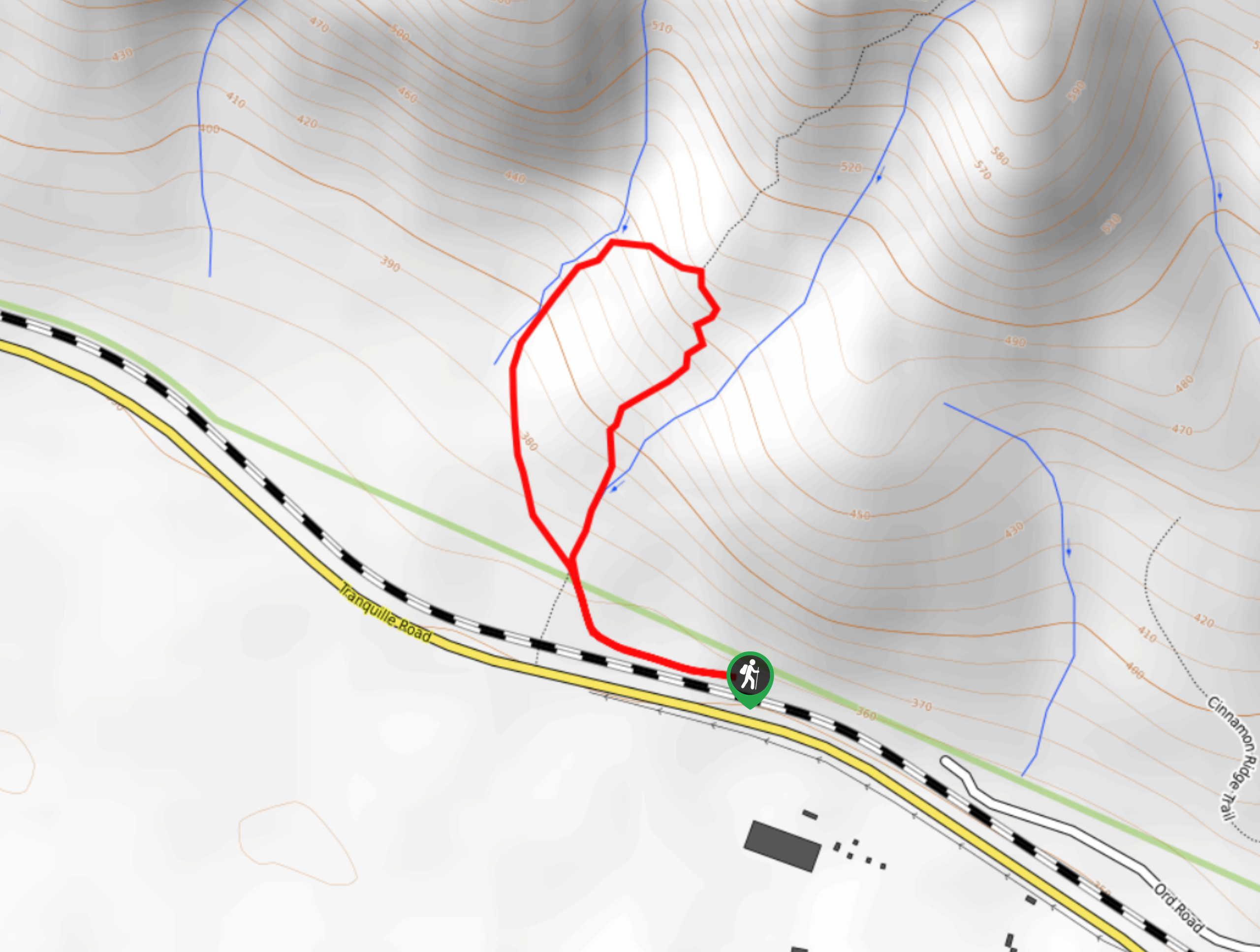 Cinnamon Ridge Trail Map