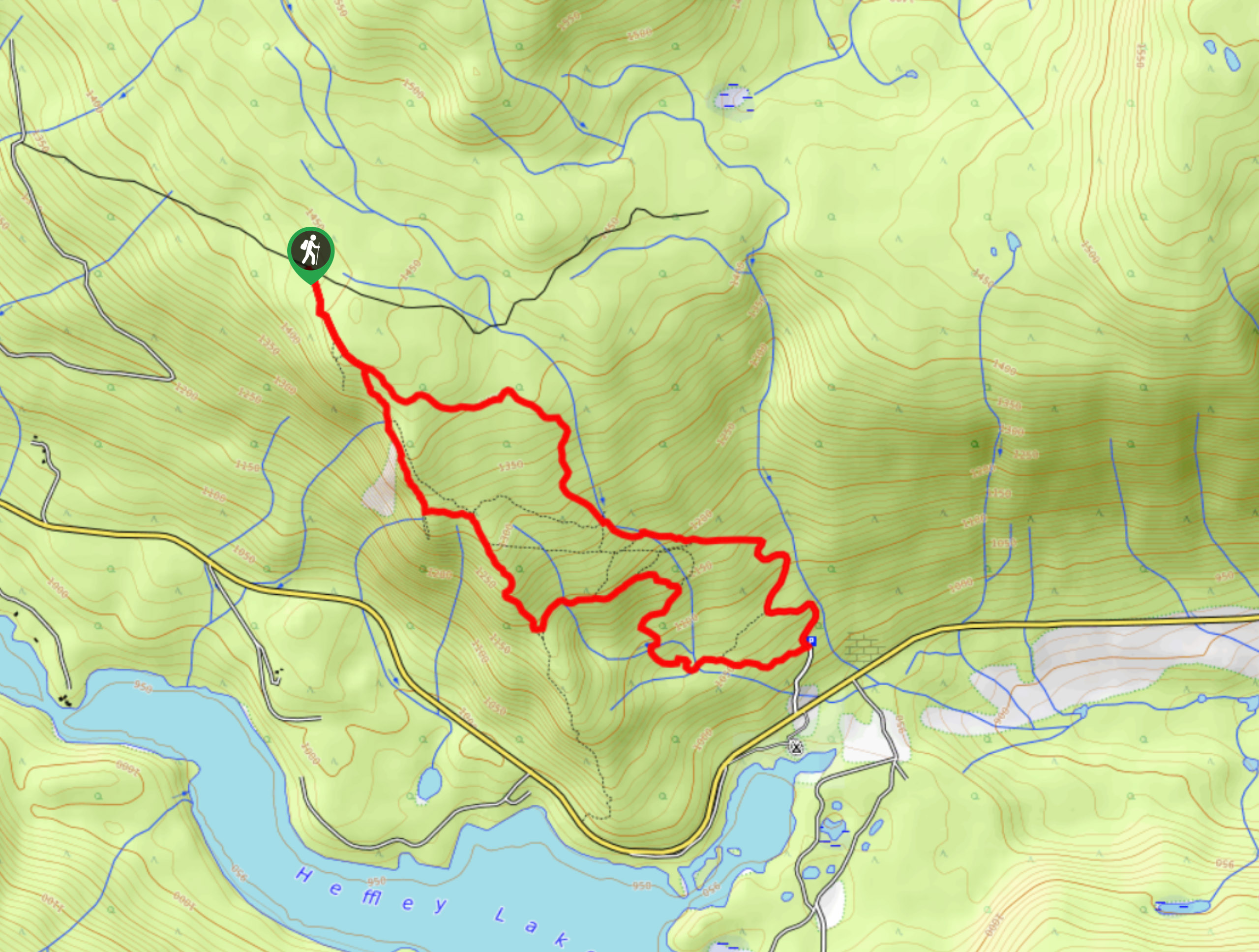 Embleton Mountain Loop Map