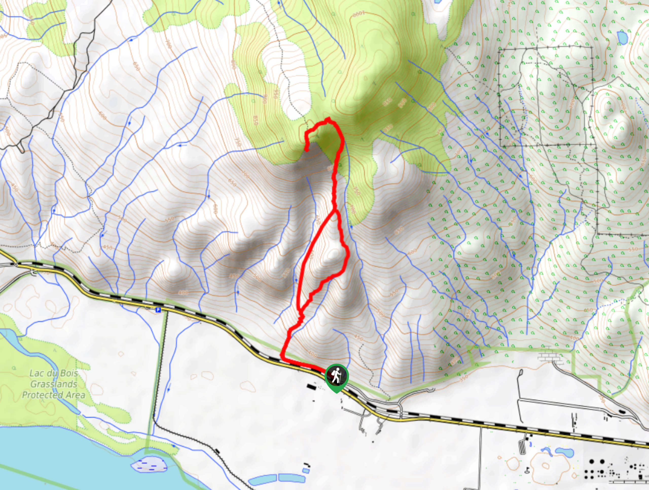 Hoodoo Mara Mountain Connector Trail Map