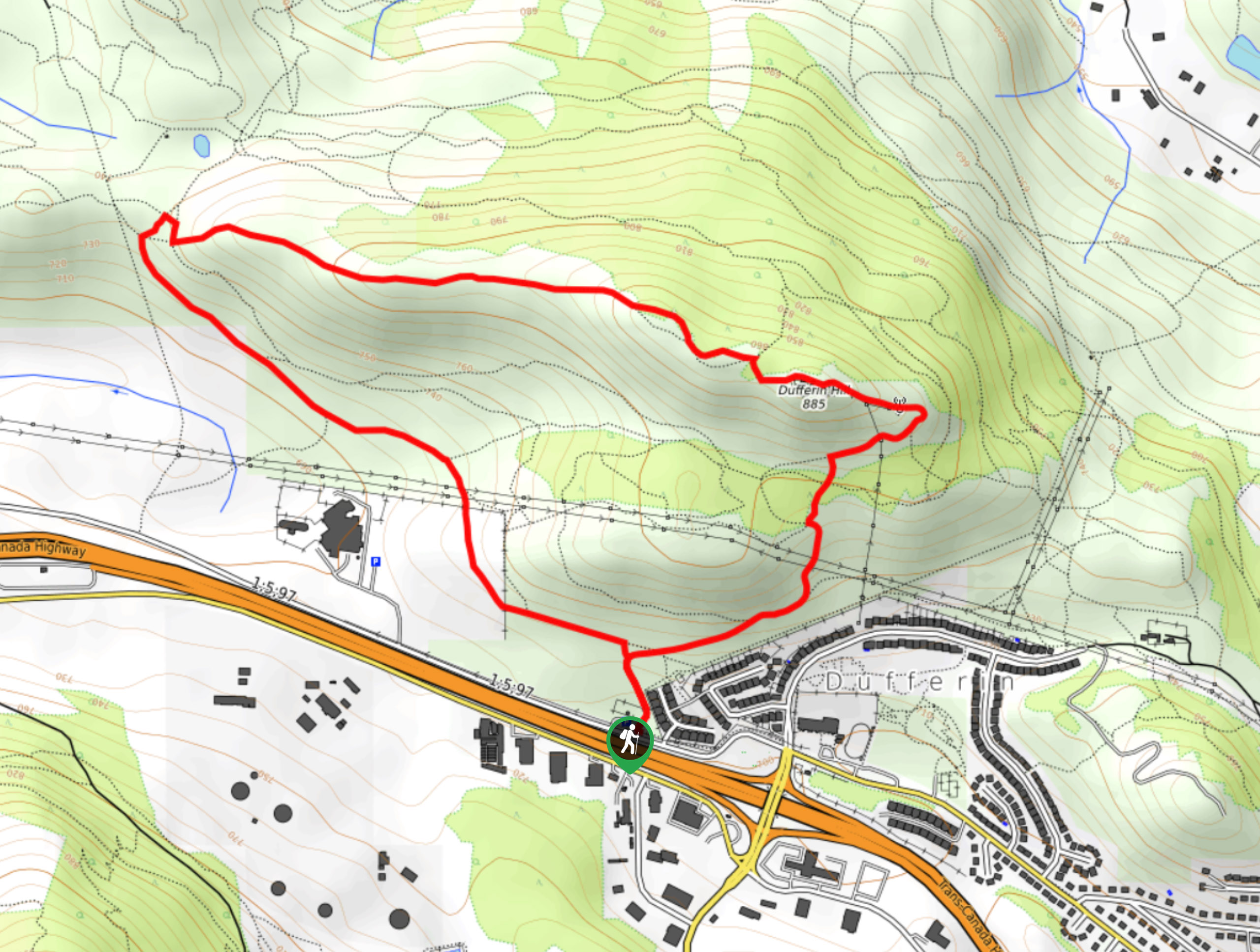 Kenna Cartwright Ridge Trail Map