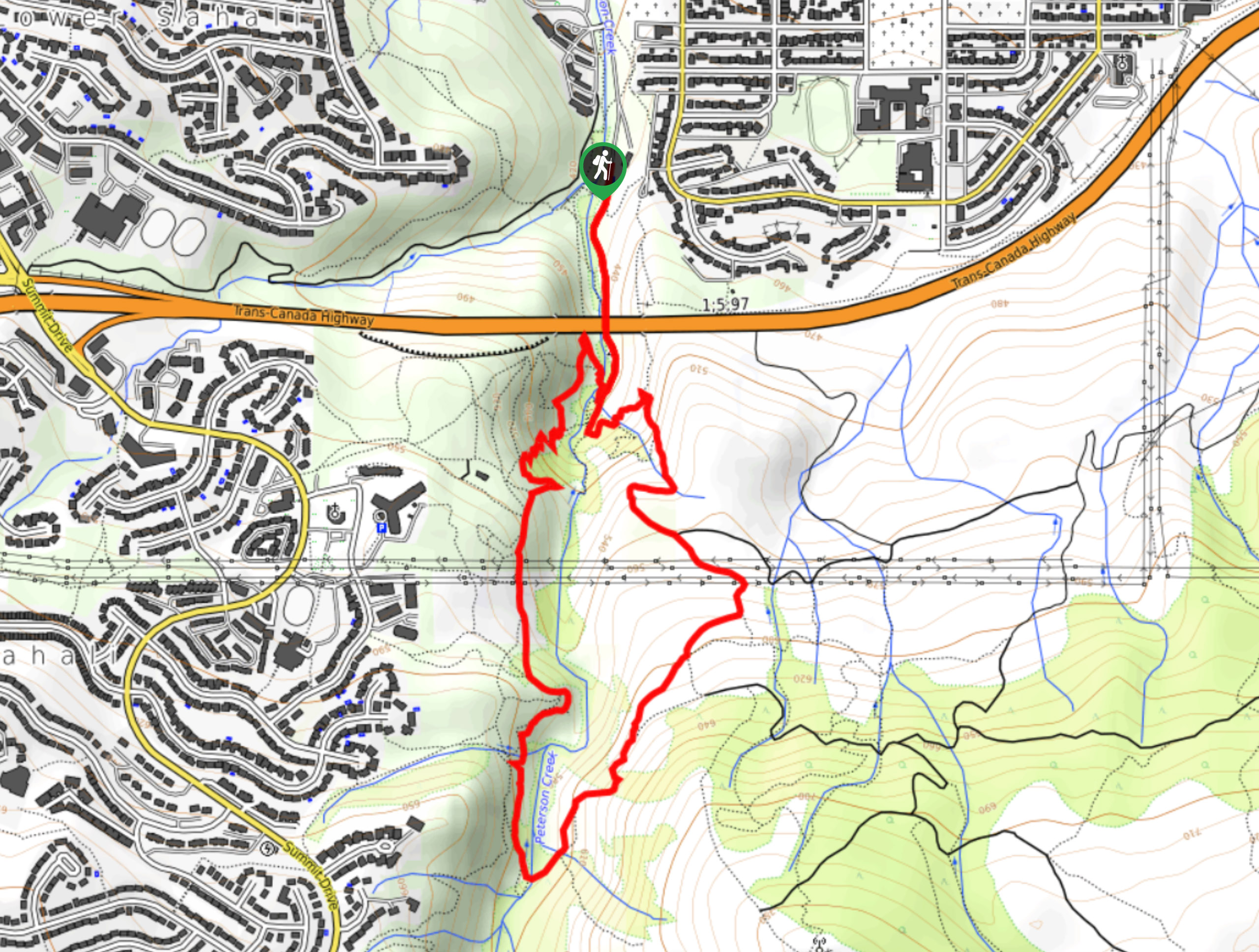 Tom Moore Trail Map