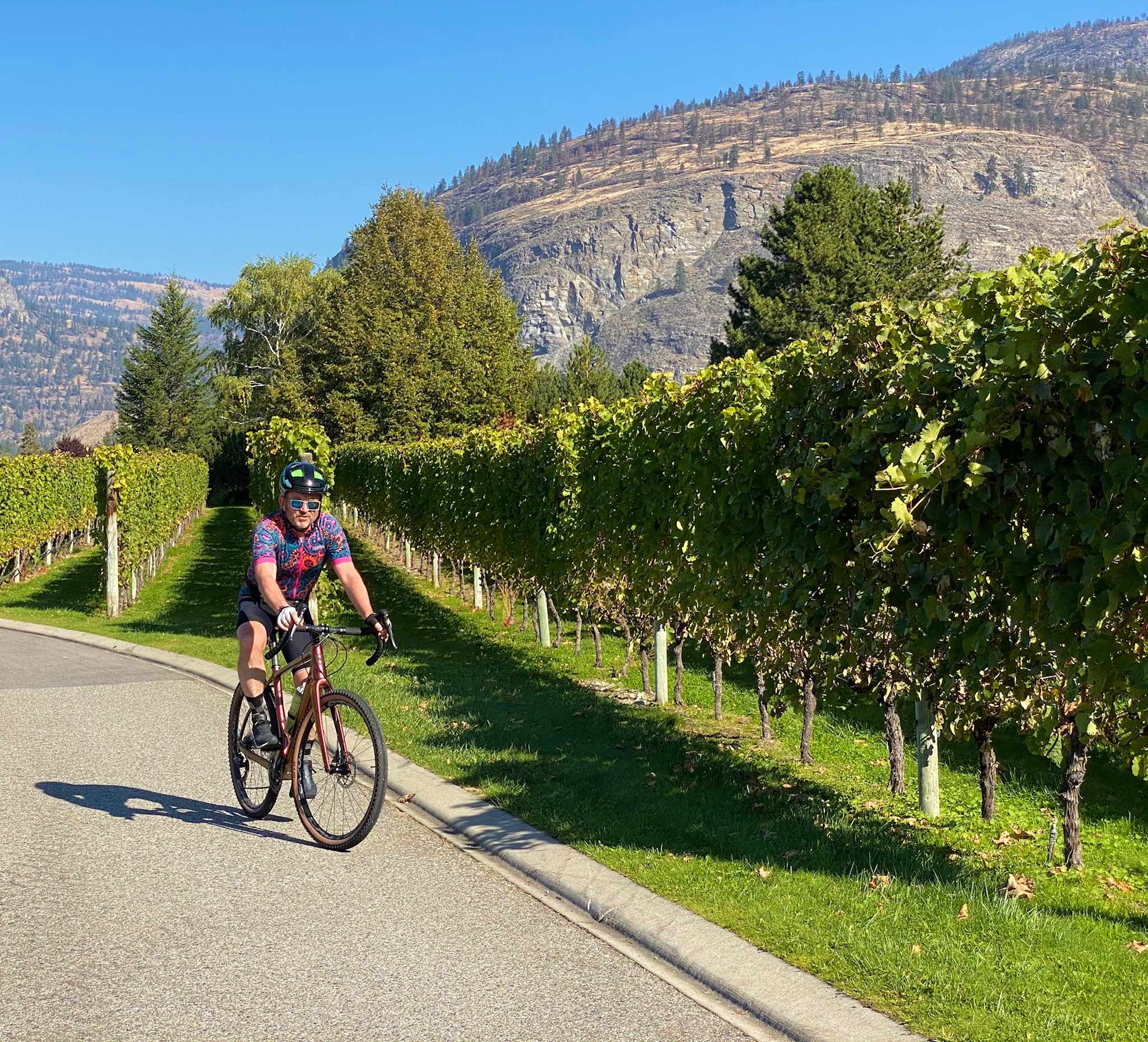 Osoyoos to Jackson Triggs Winery via Black Sage Road