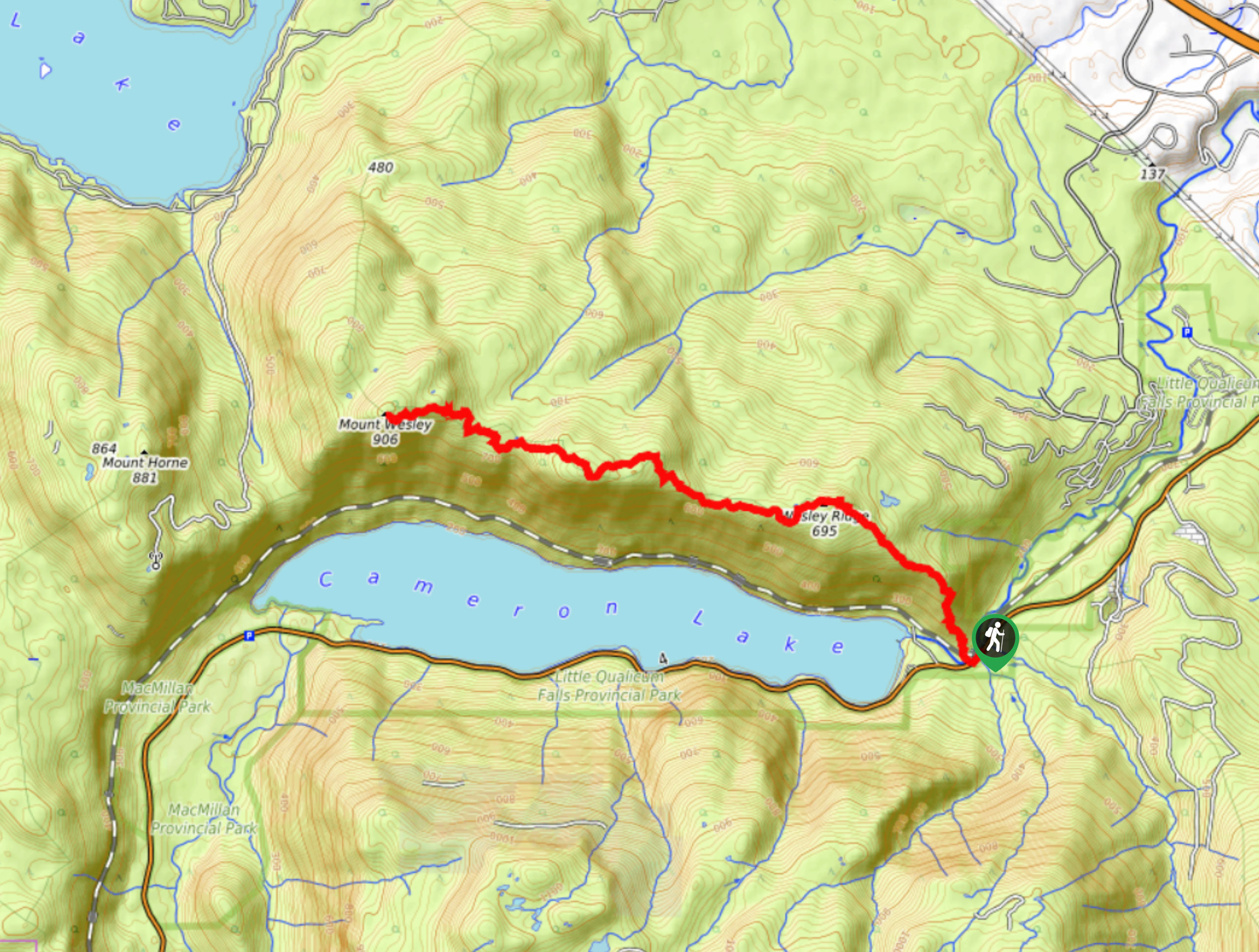 Mount Wesley Map