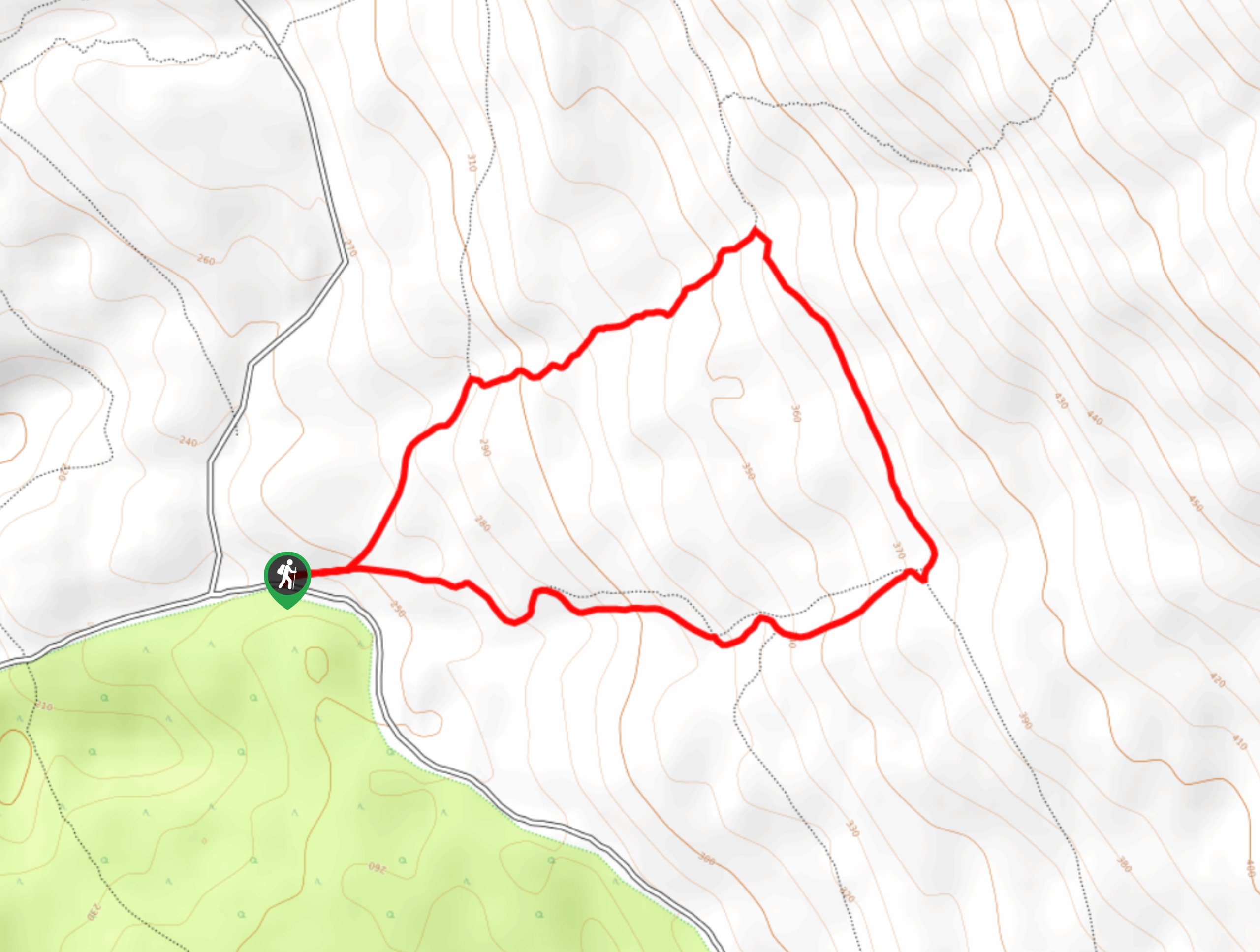 Blackwater Creek Trail Map