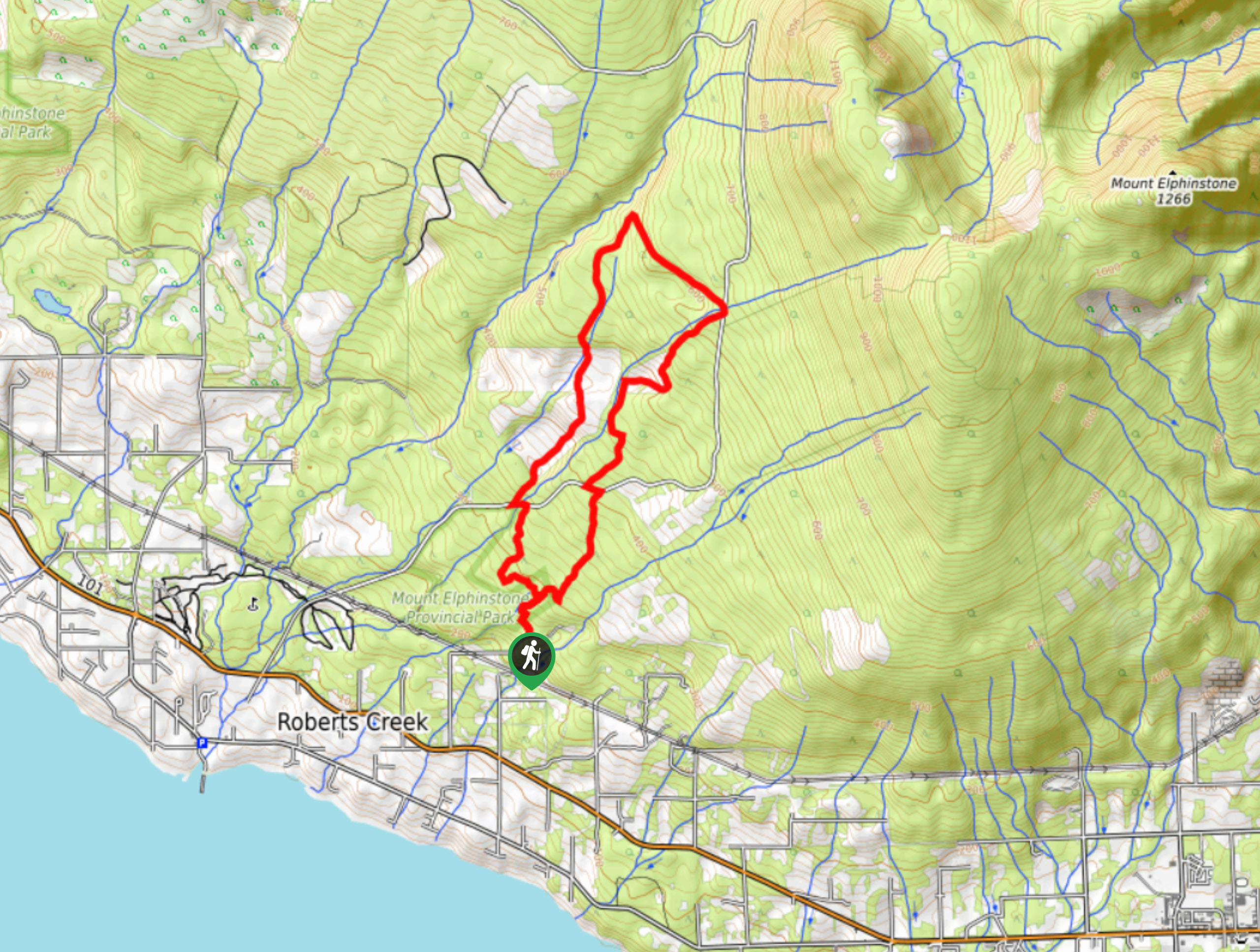 Dudette Loop Trail Map