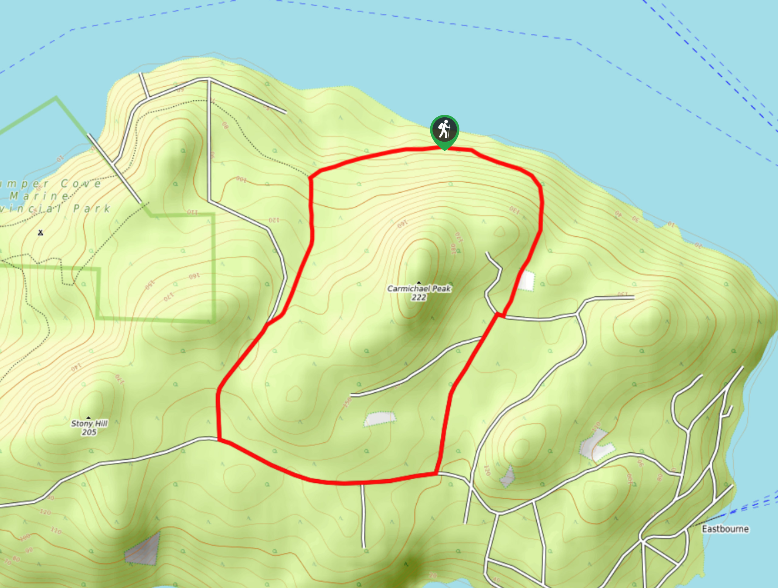 Keats Loop Trail Map