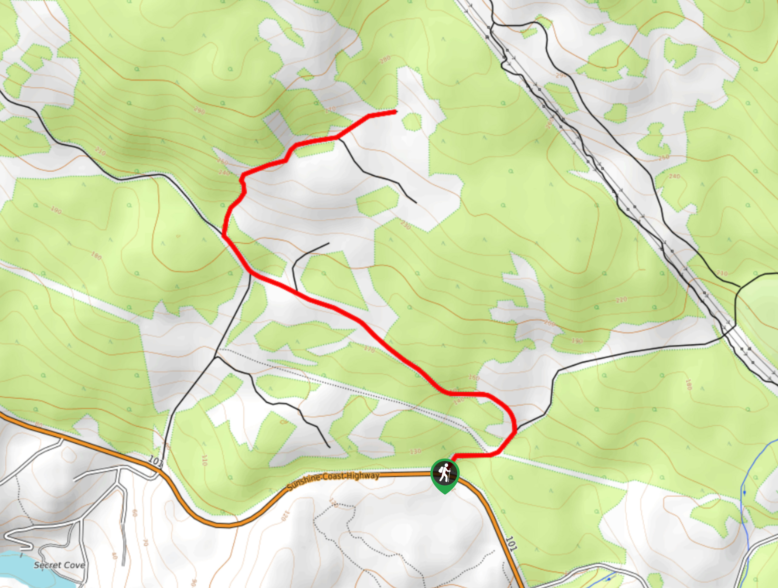 Suncoaster Trail Map