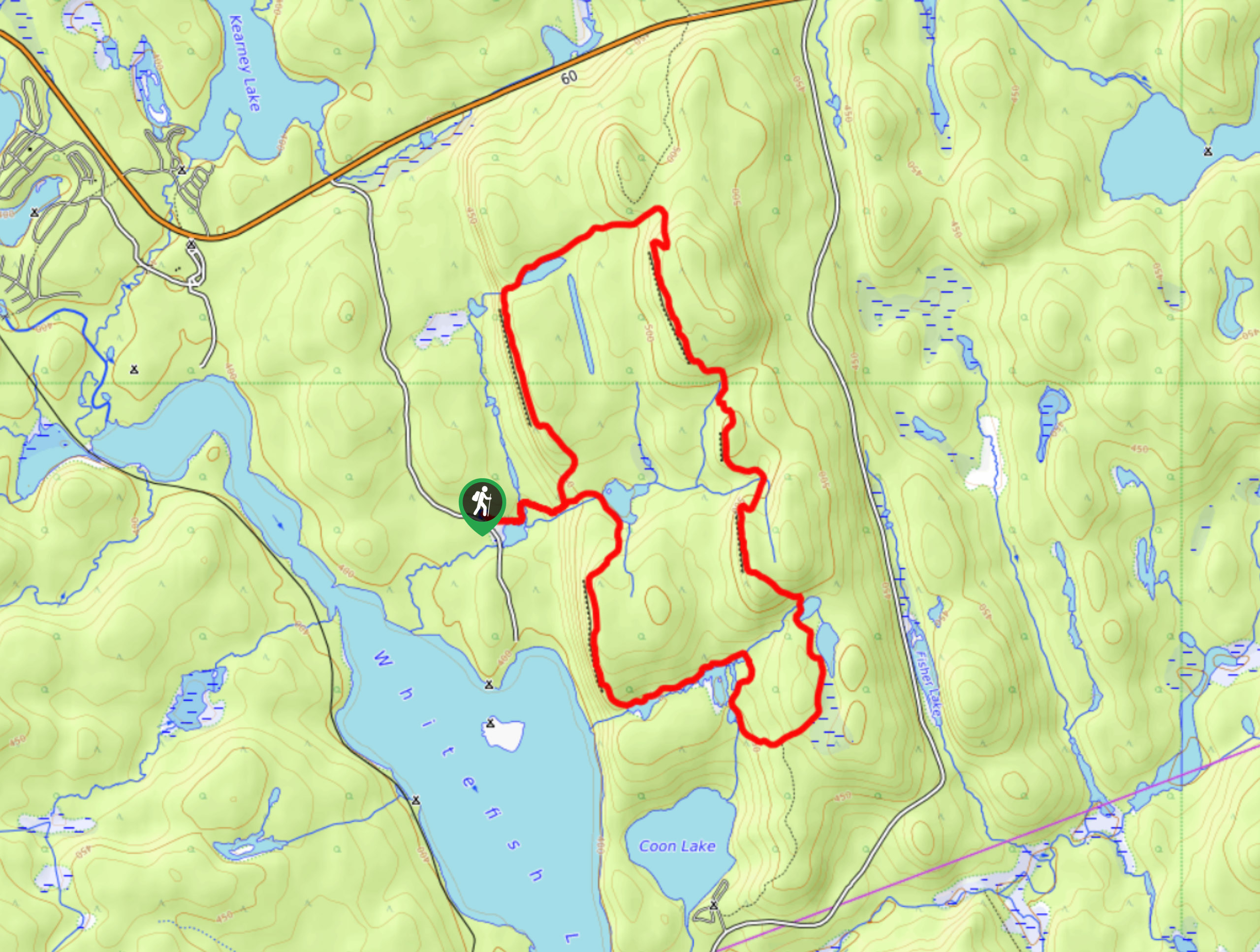 Centennial Ridges Trail Map