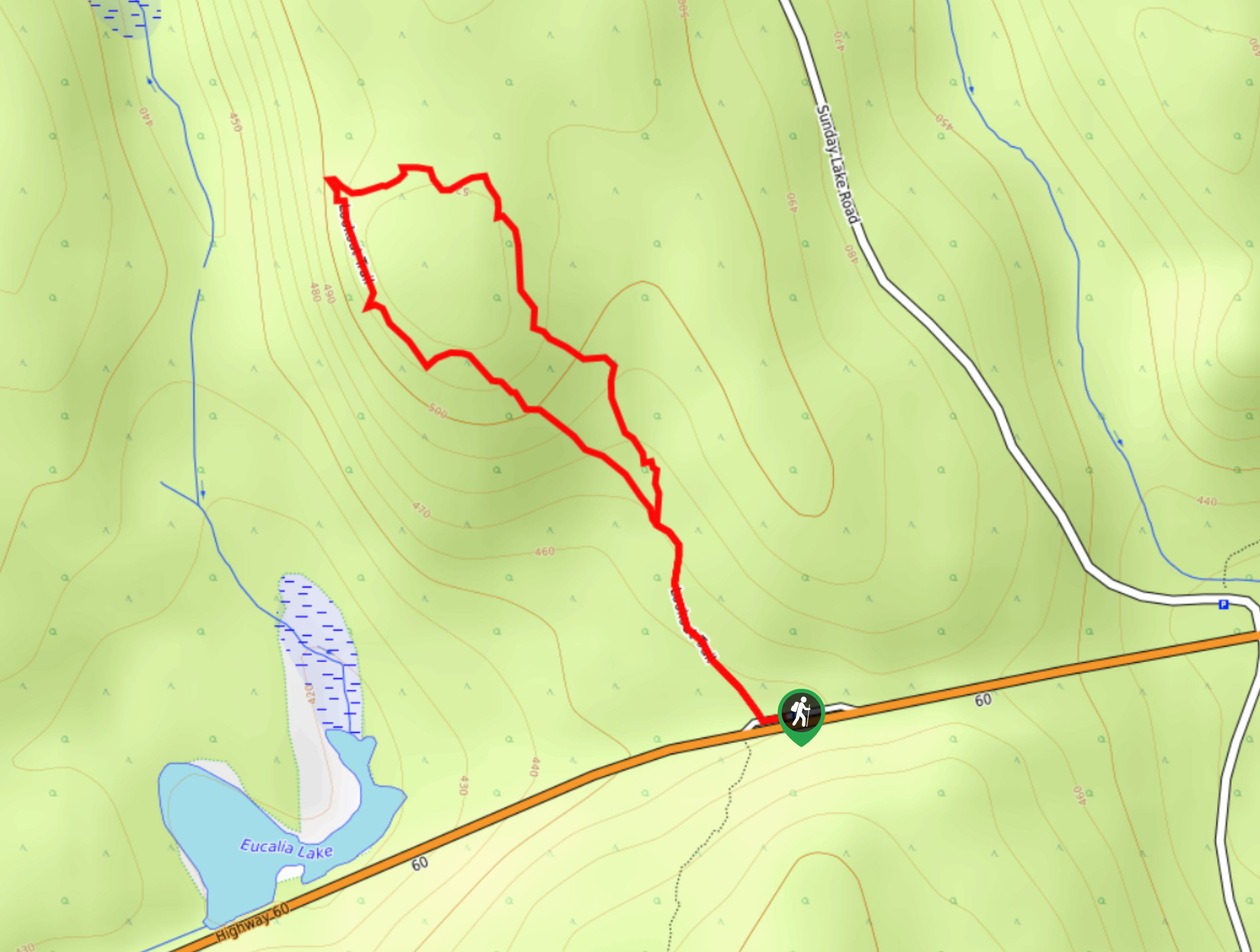 Lookout Trail Map