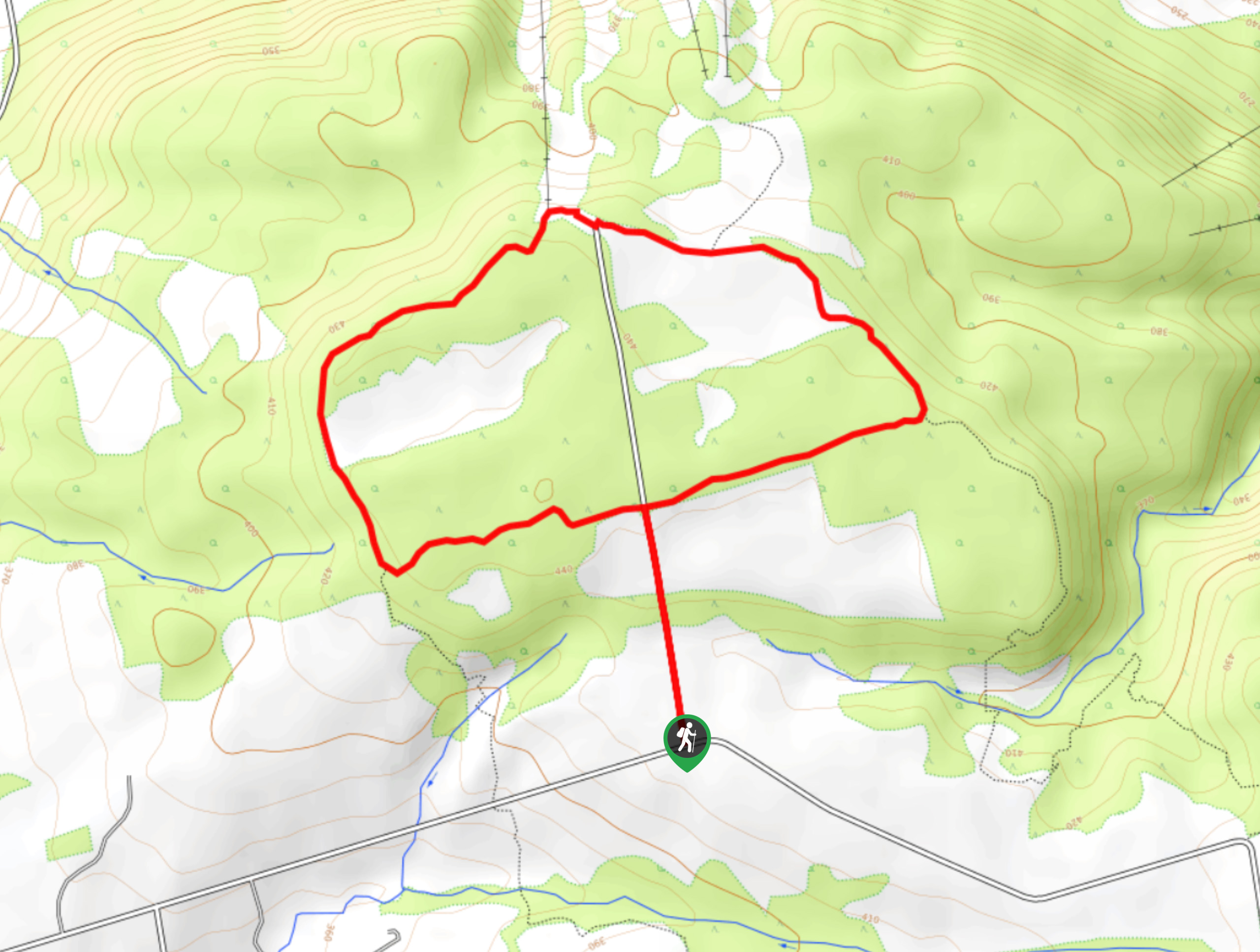 Loree Forest Loop Trail Map