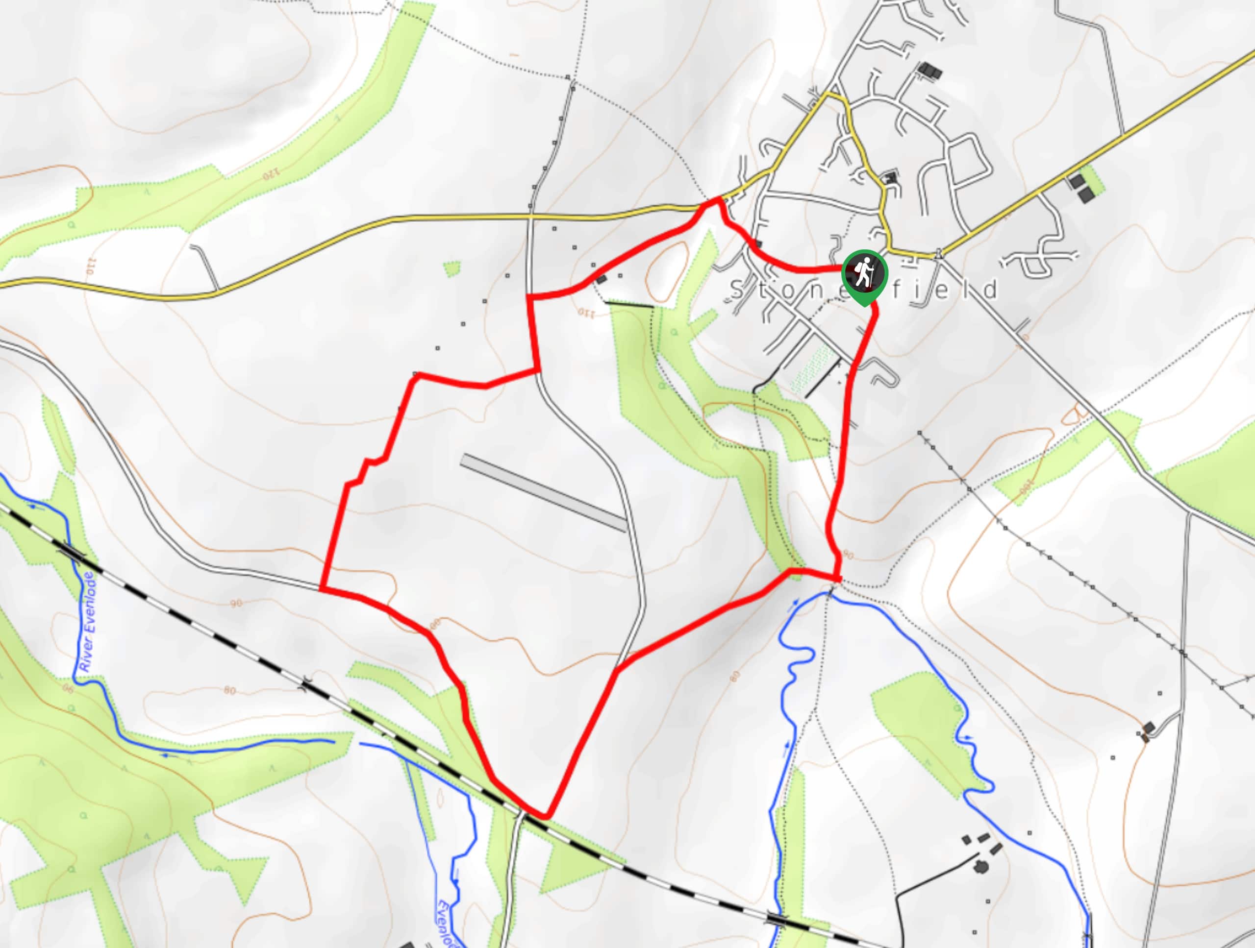 Stonesfield Stroll Map