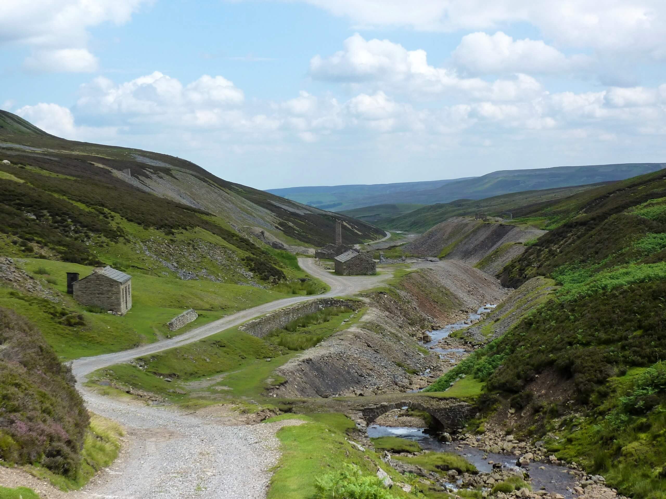 Old Gang Smelt Mill and Reeth High Moor Walk