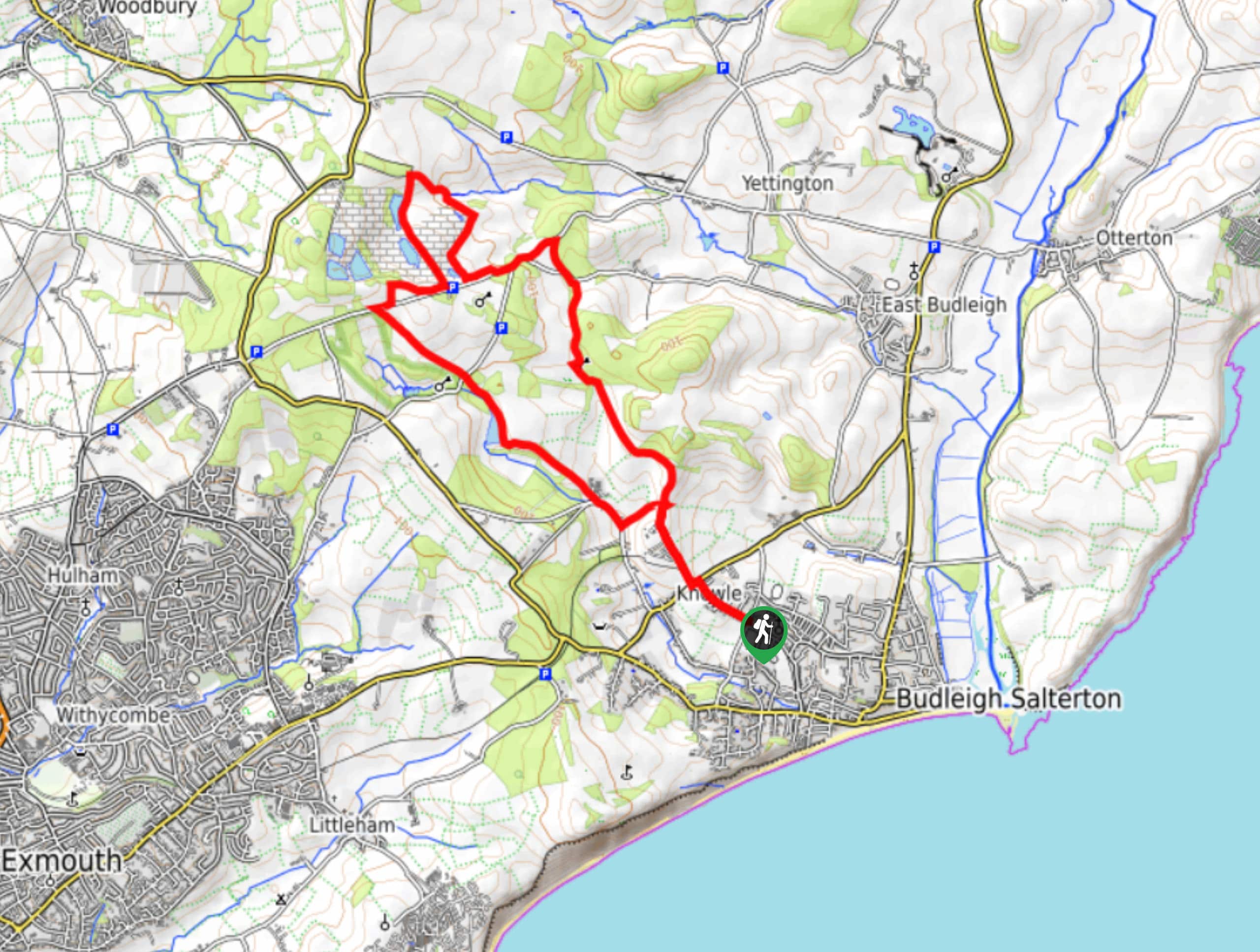 Blackhill Quarry Walk Map