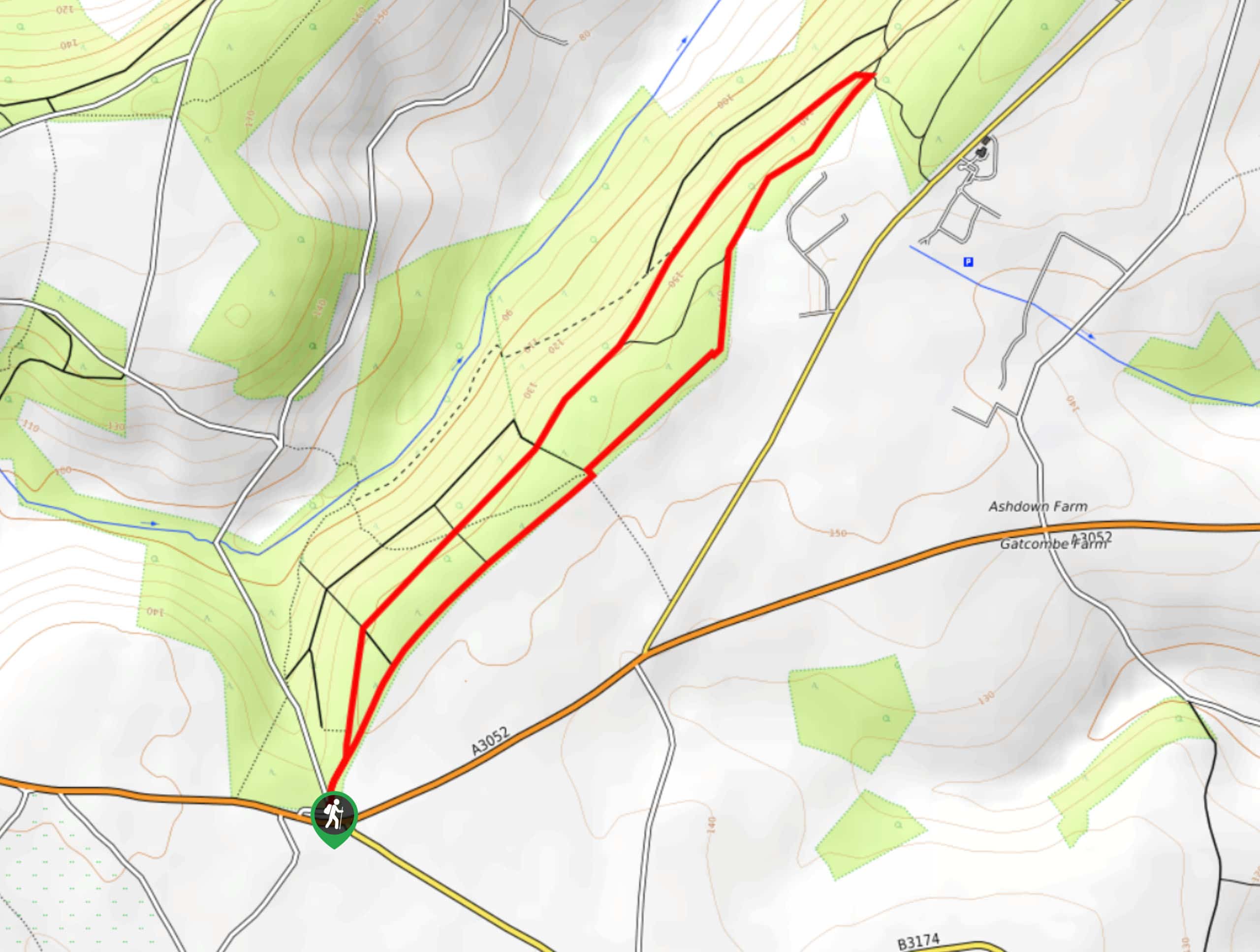 Morgan Hayes Covert Forest Circular Walk Map