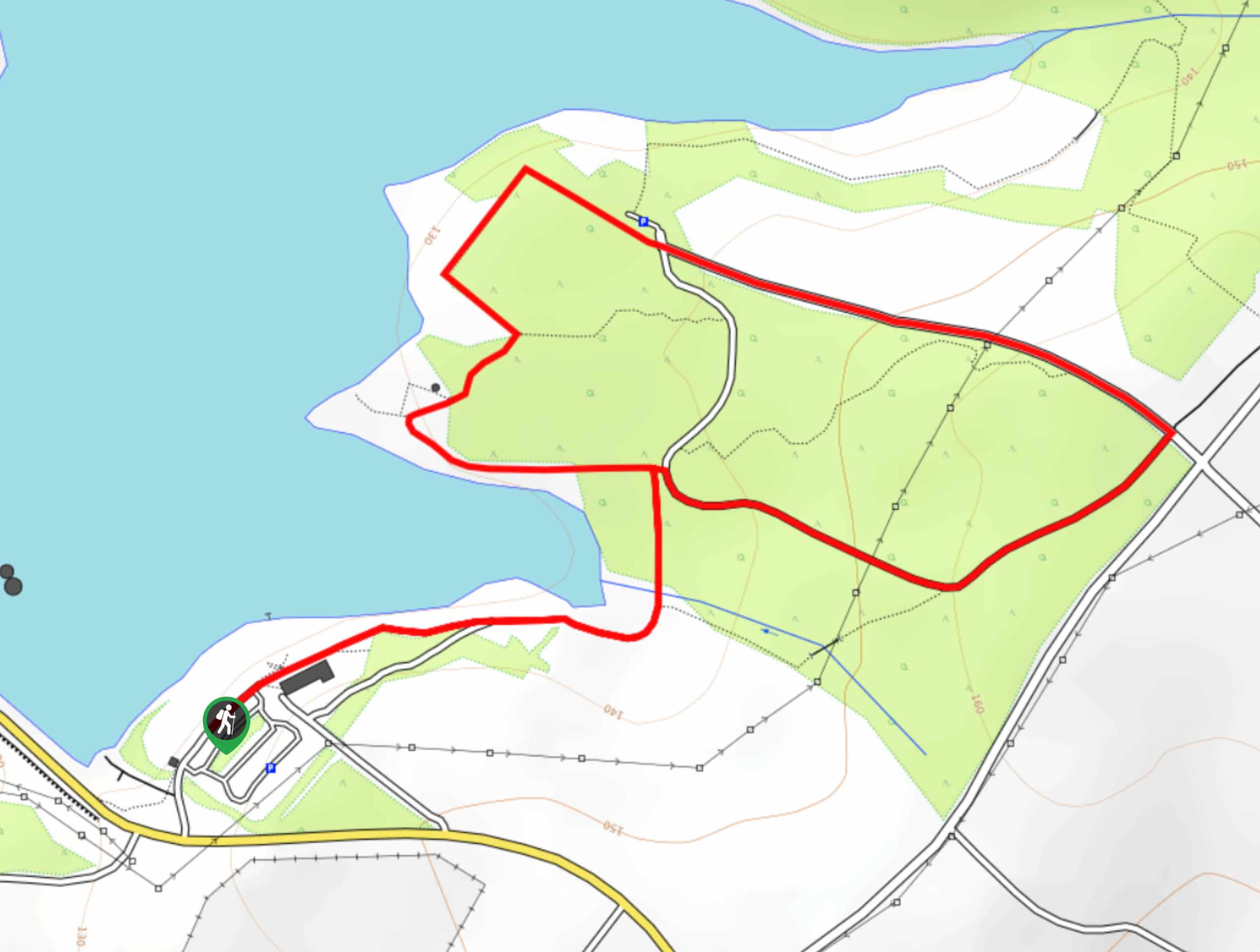 Roadford Lake Park Circular Walk Map