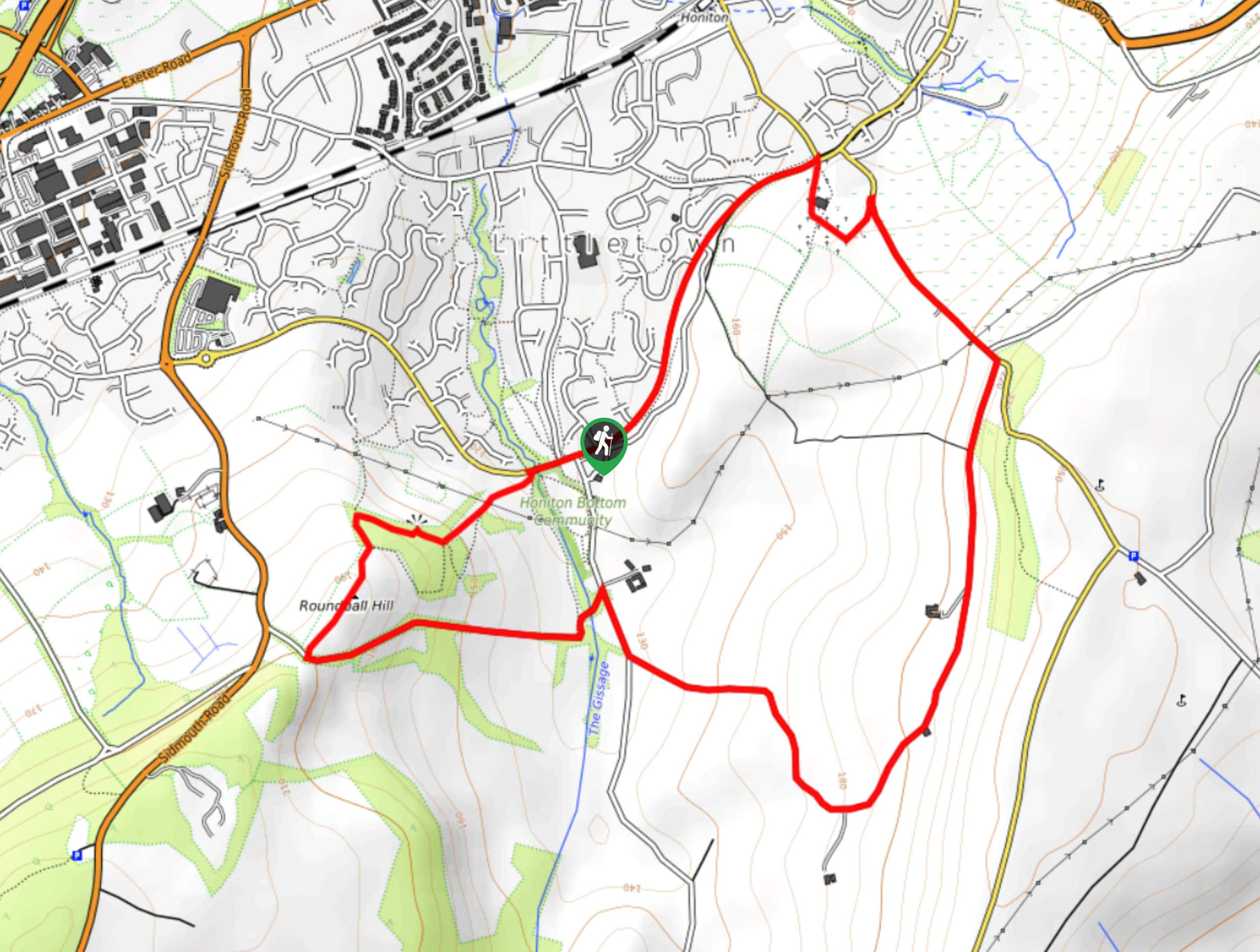 Roundball Hill Walk Maps
