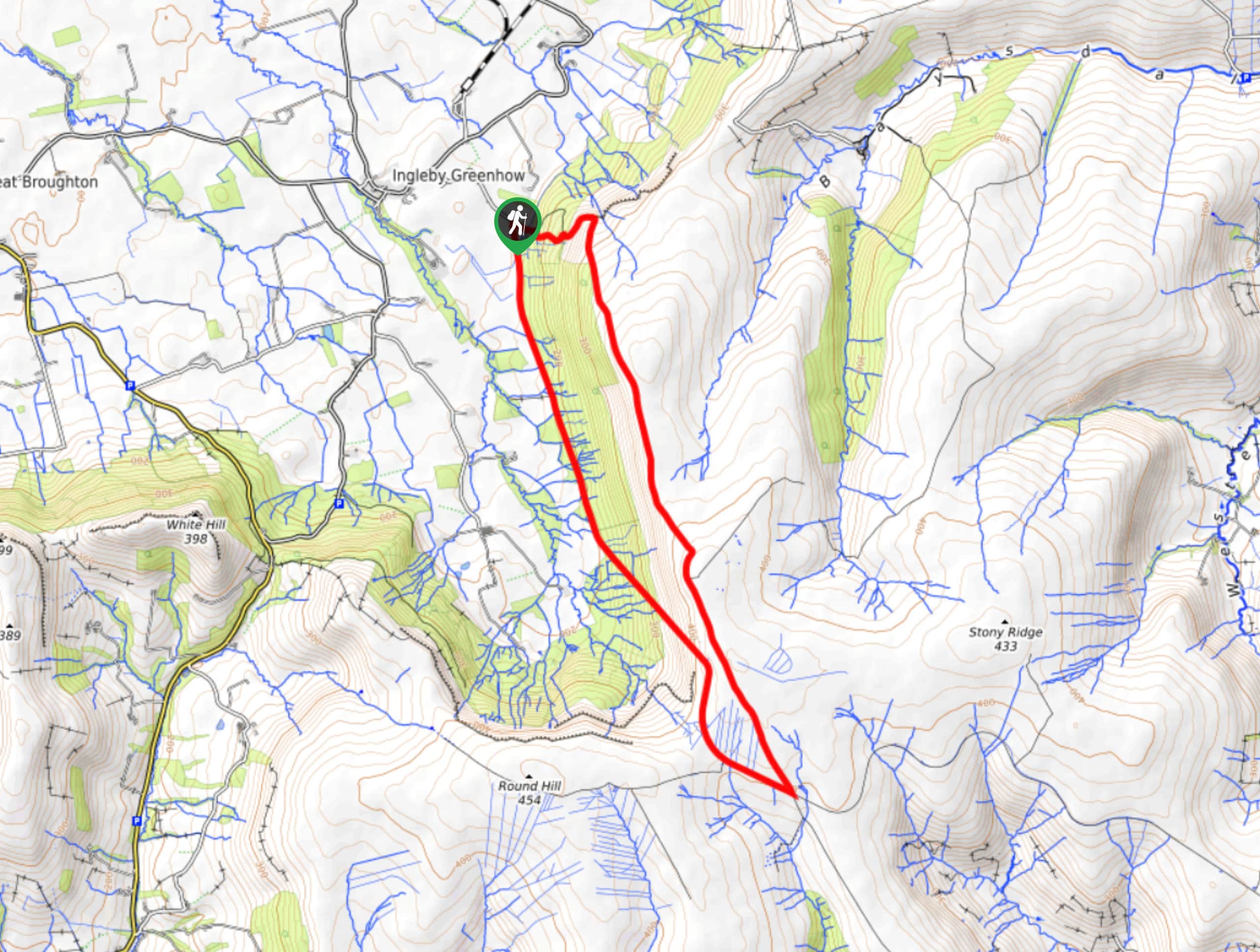 Ingleby Incline Walk Map