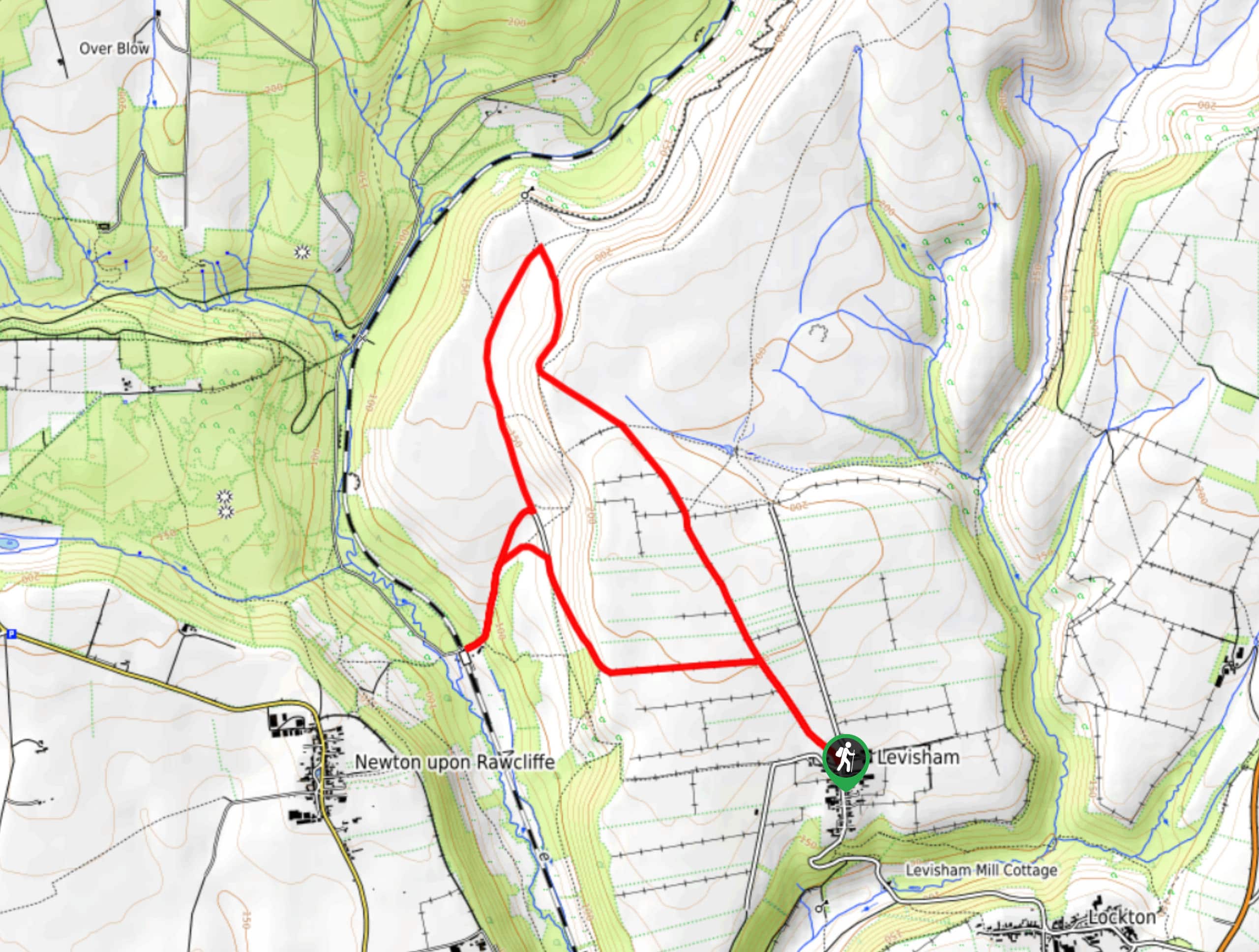 Levisham Station Circular Walk Map