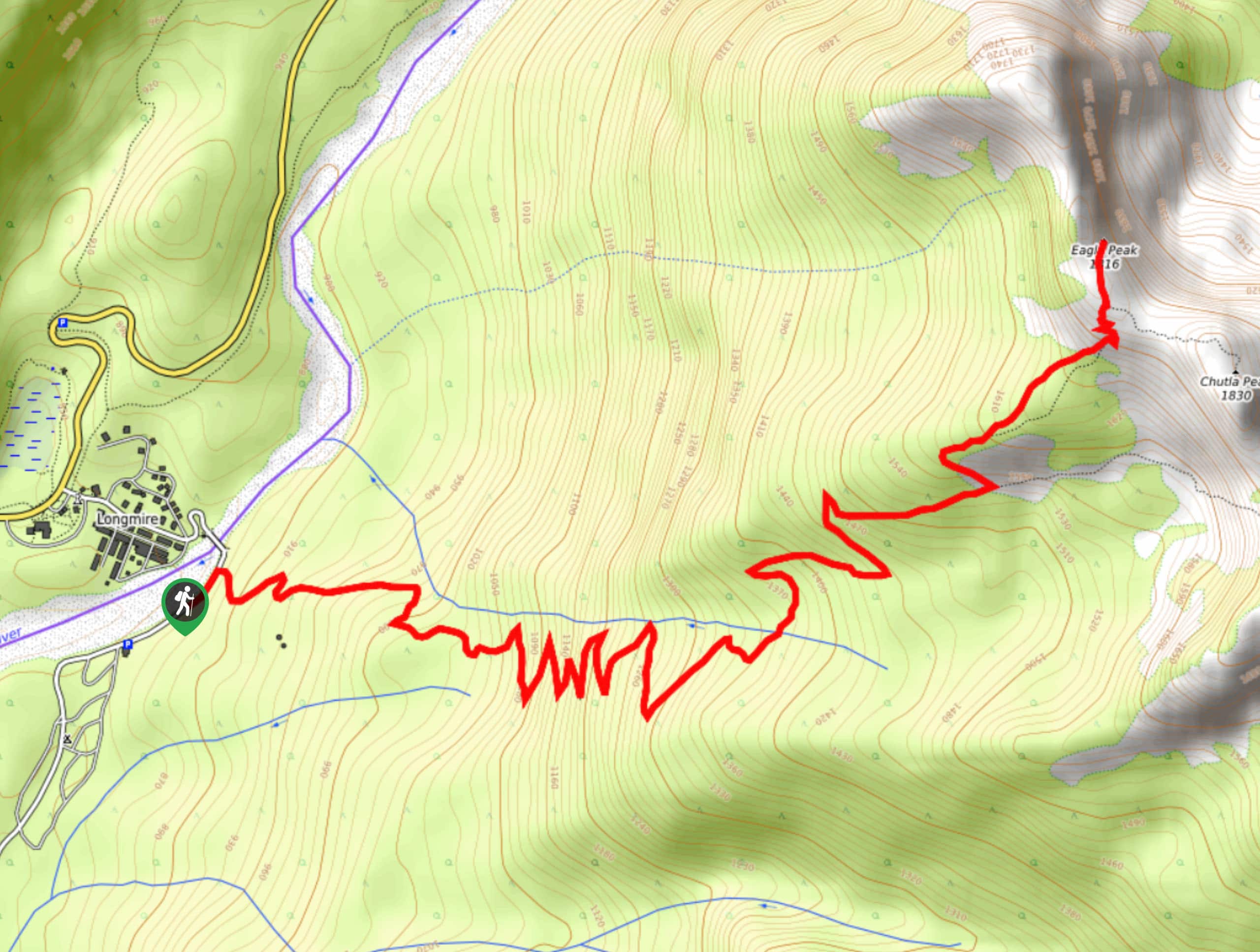 Eagle Peak Trail Map