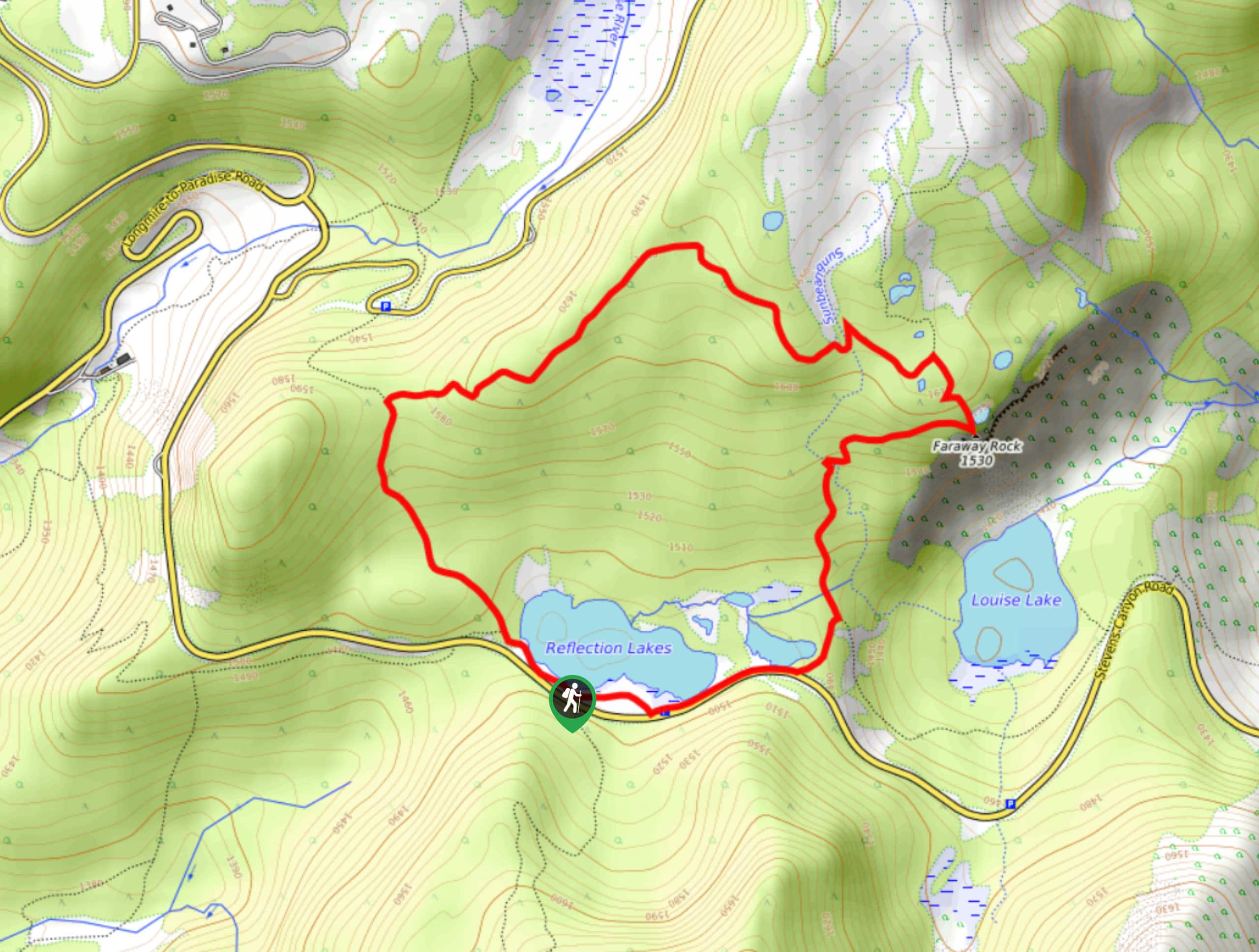 High Lakes Trail Map