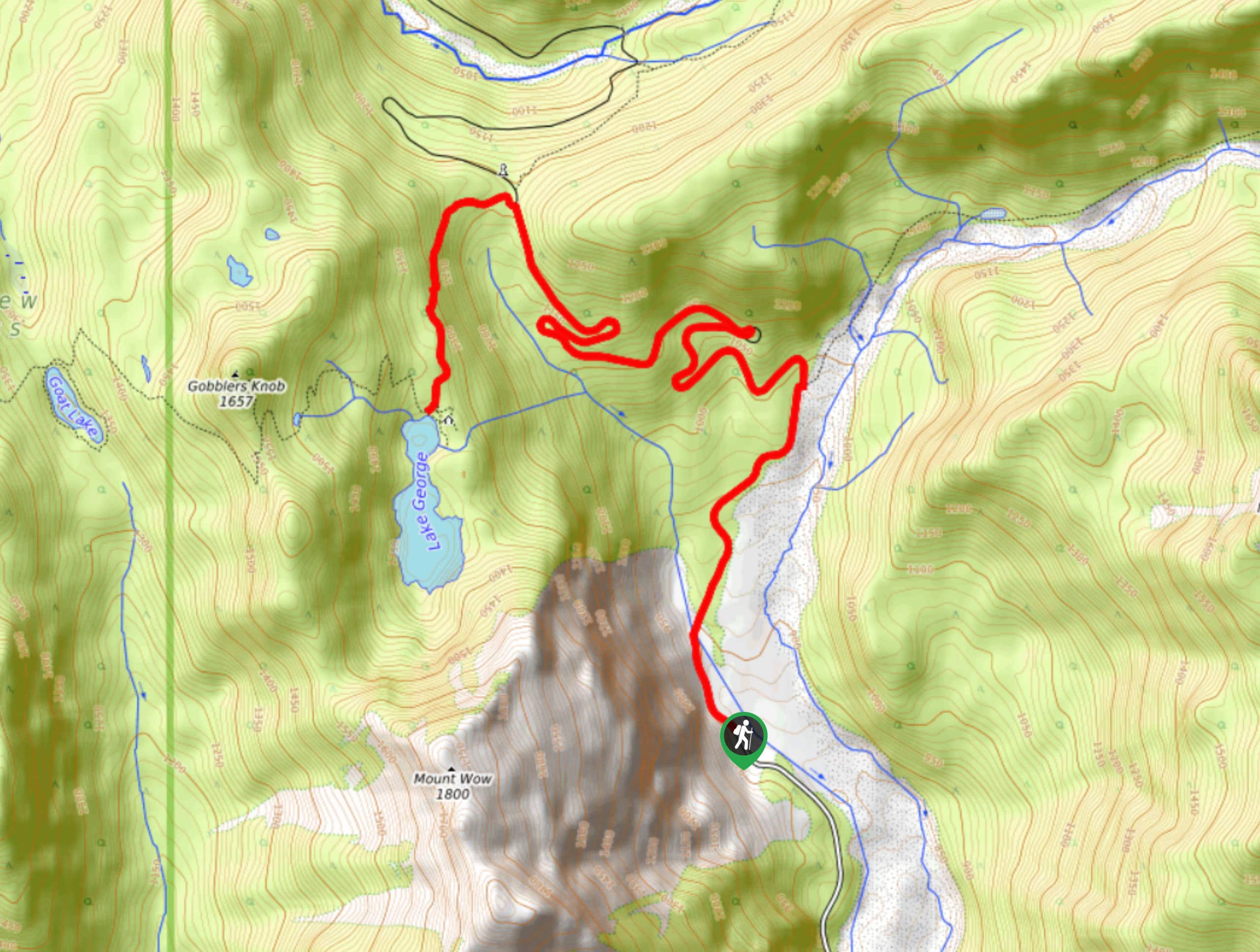 Lake George Trail Map