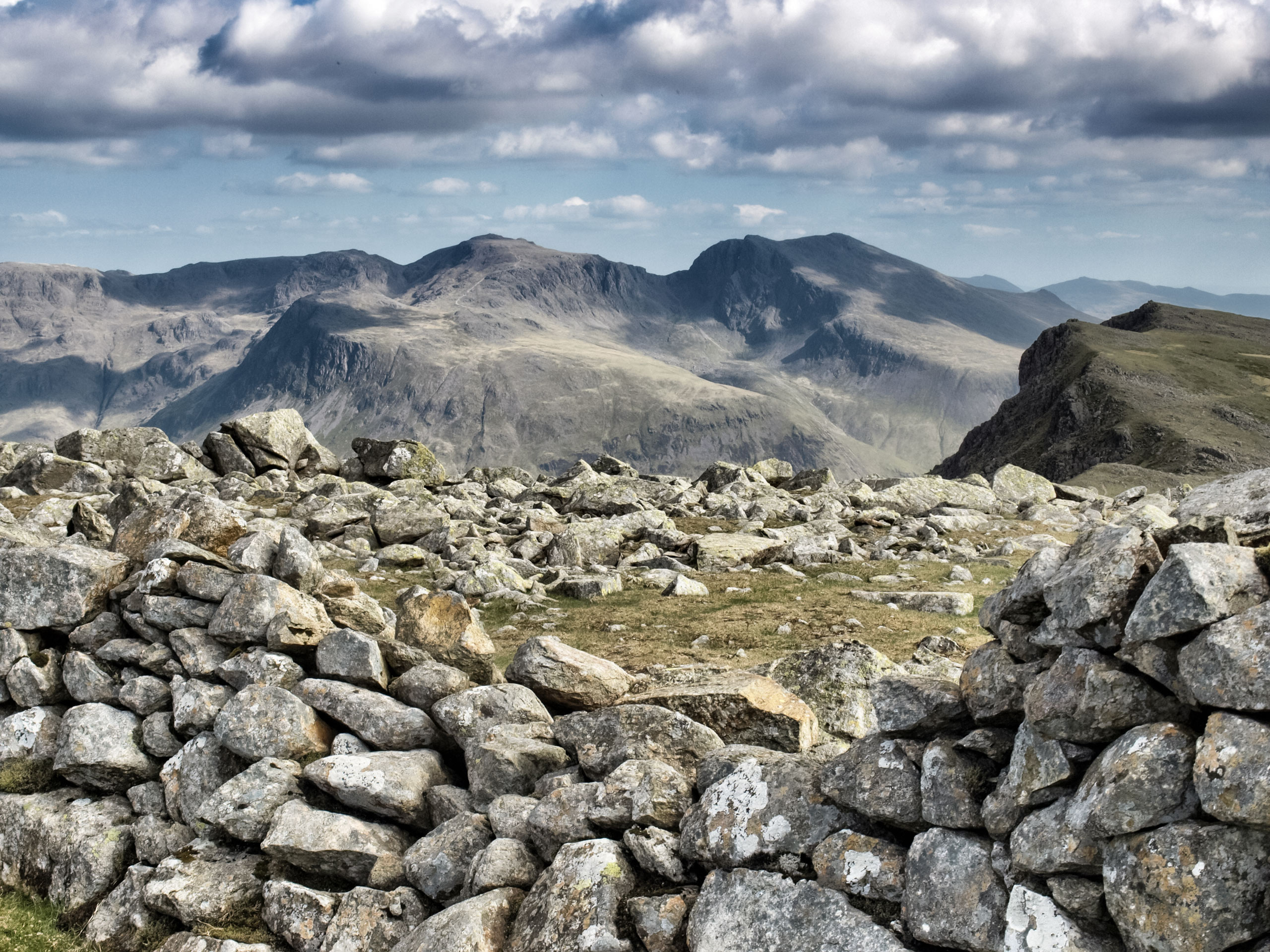 Lake District scafell pike walk near Manchester, UK